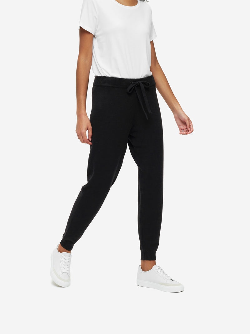 Women's Track Pants Daphne Cashmere Black - 2
