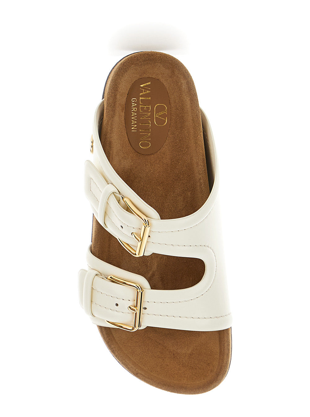 Valentino Garavani Women 'Fussfriend' Slide With Buckles In Leather Woman - 4