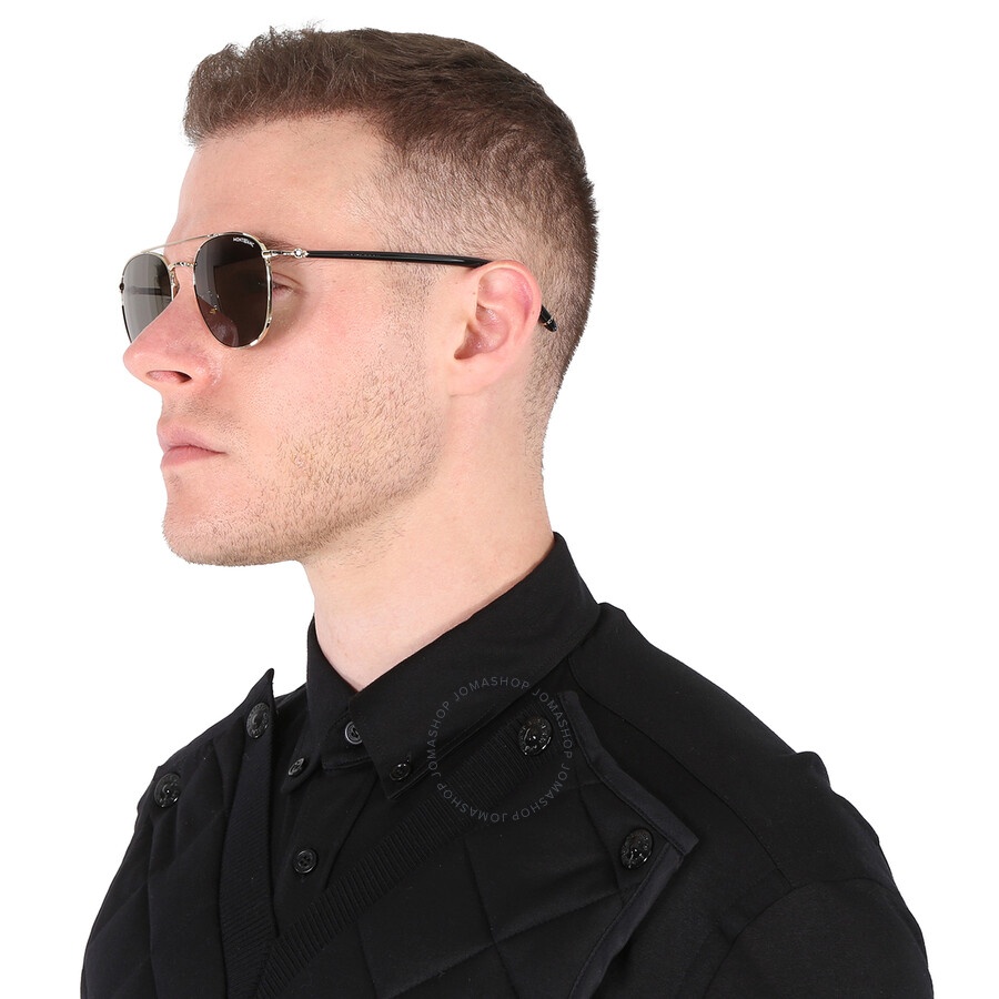 Montblanc Grey Pilot Men's Sunglasses MB0271S 006 56 - 3