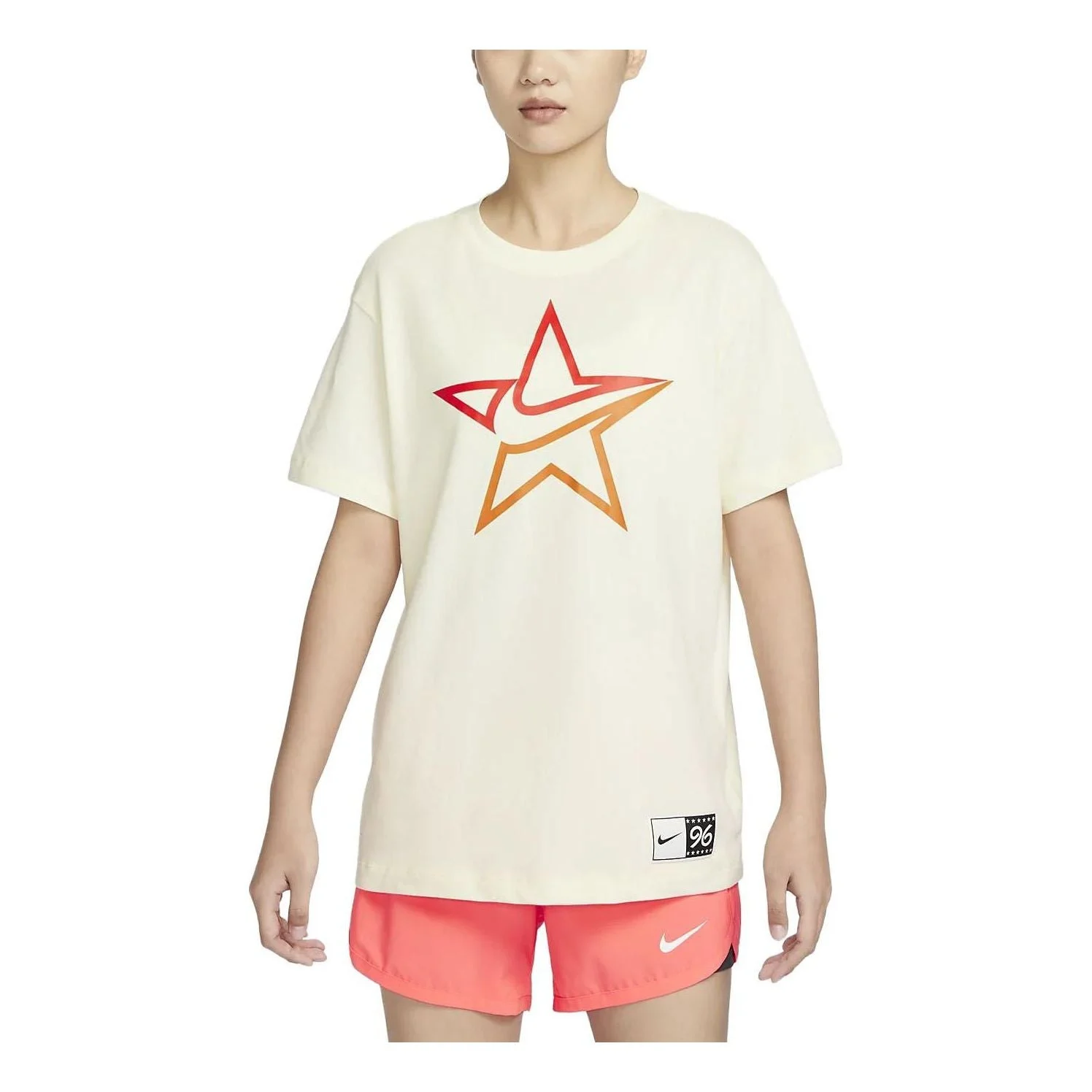 (WMNS) Nike Dri Fit Swoosh Fly T-shirt 'Coconut Milk' FD5061-113 - 1