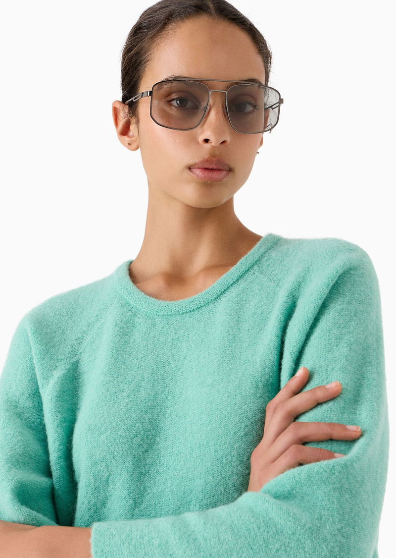 Seamless jumper in a wool-alpaca blend 5