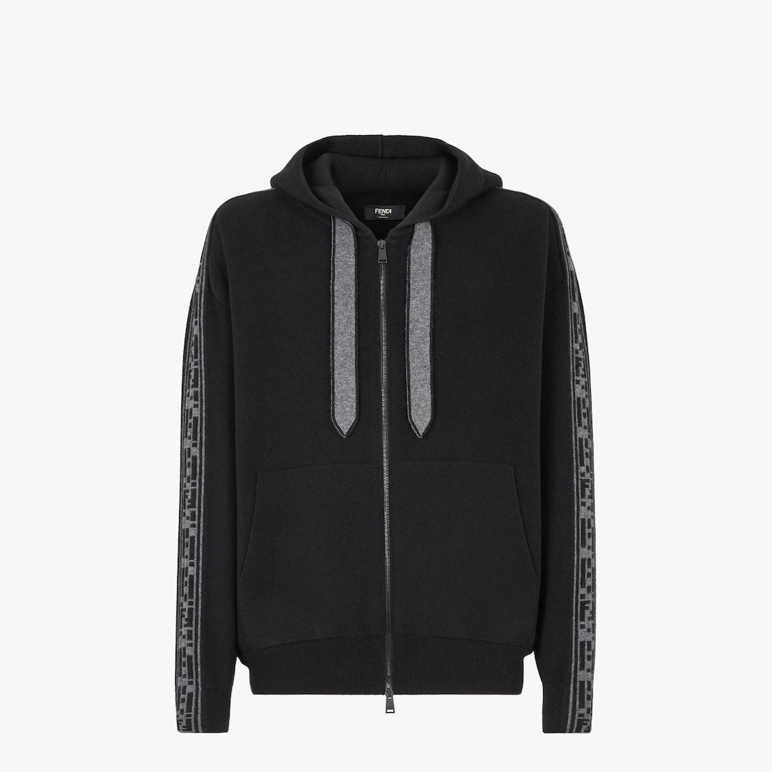 Black cashmere cardigan - 1