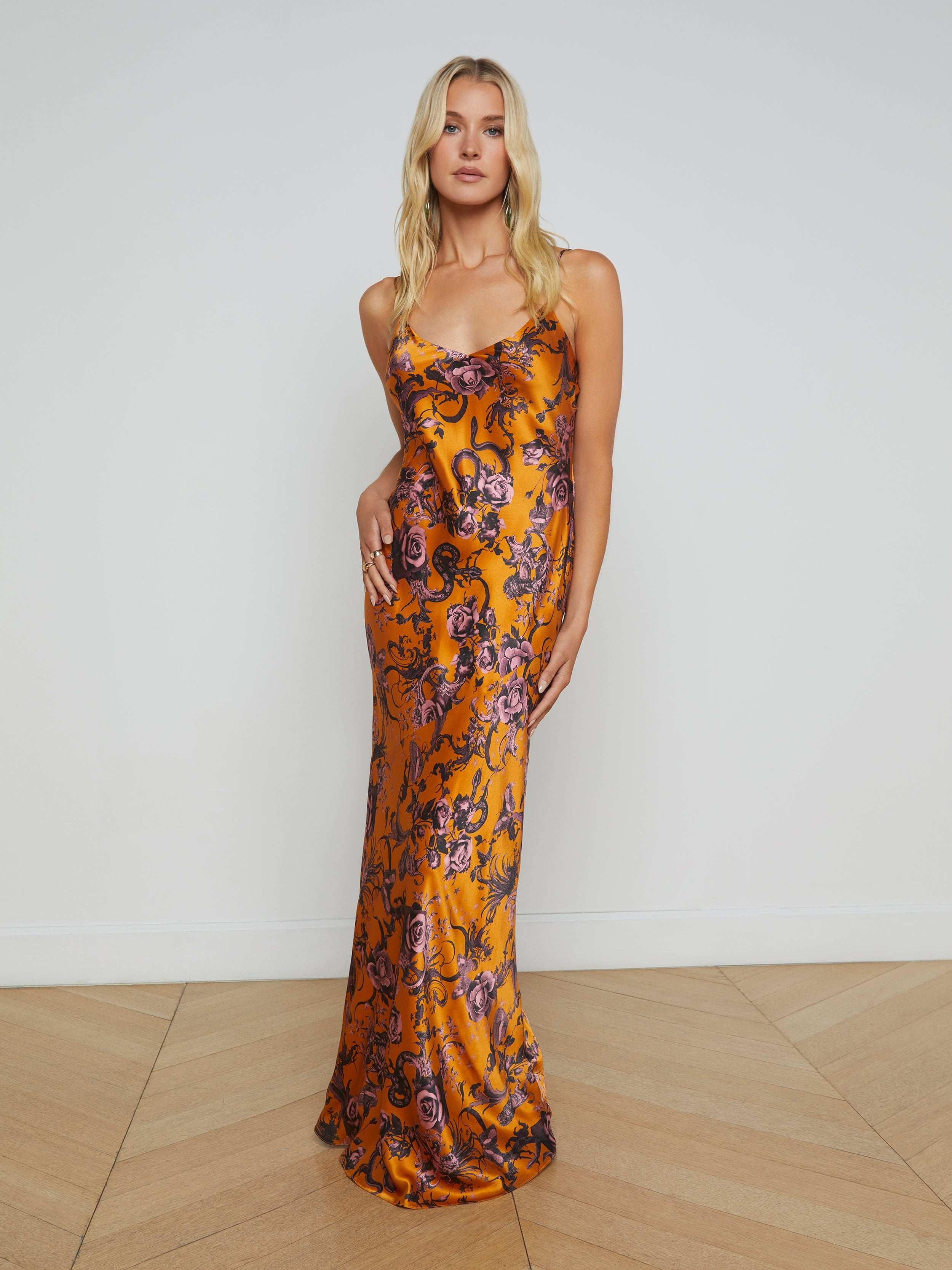 Serita Silk Slip Dress - 2
