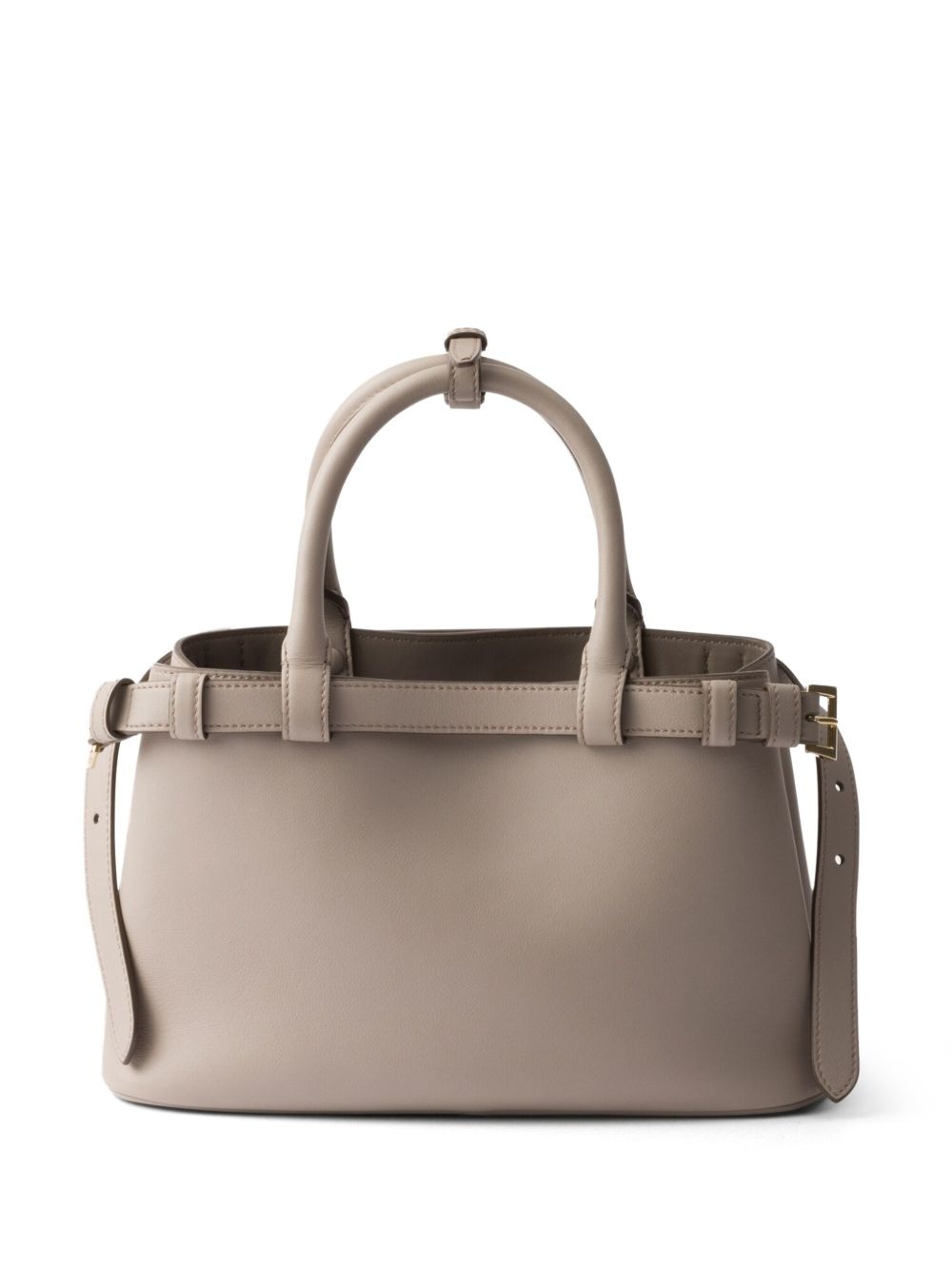 small belted leather handbag - 2