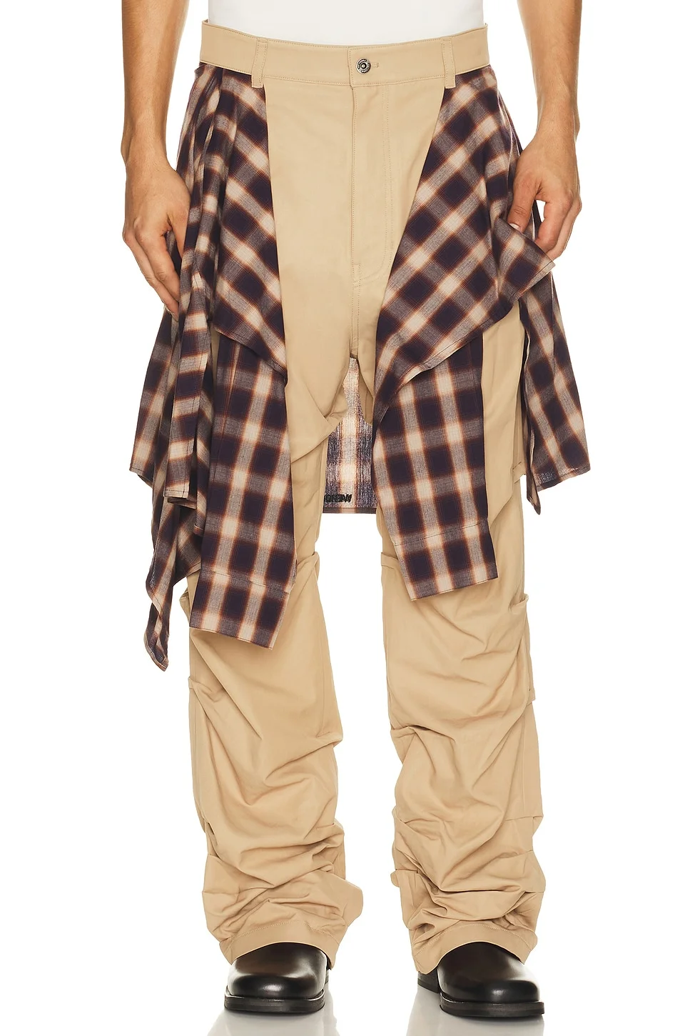 Shirt Wrapped Pants - 1