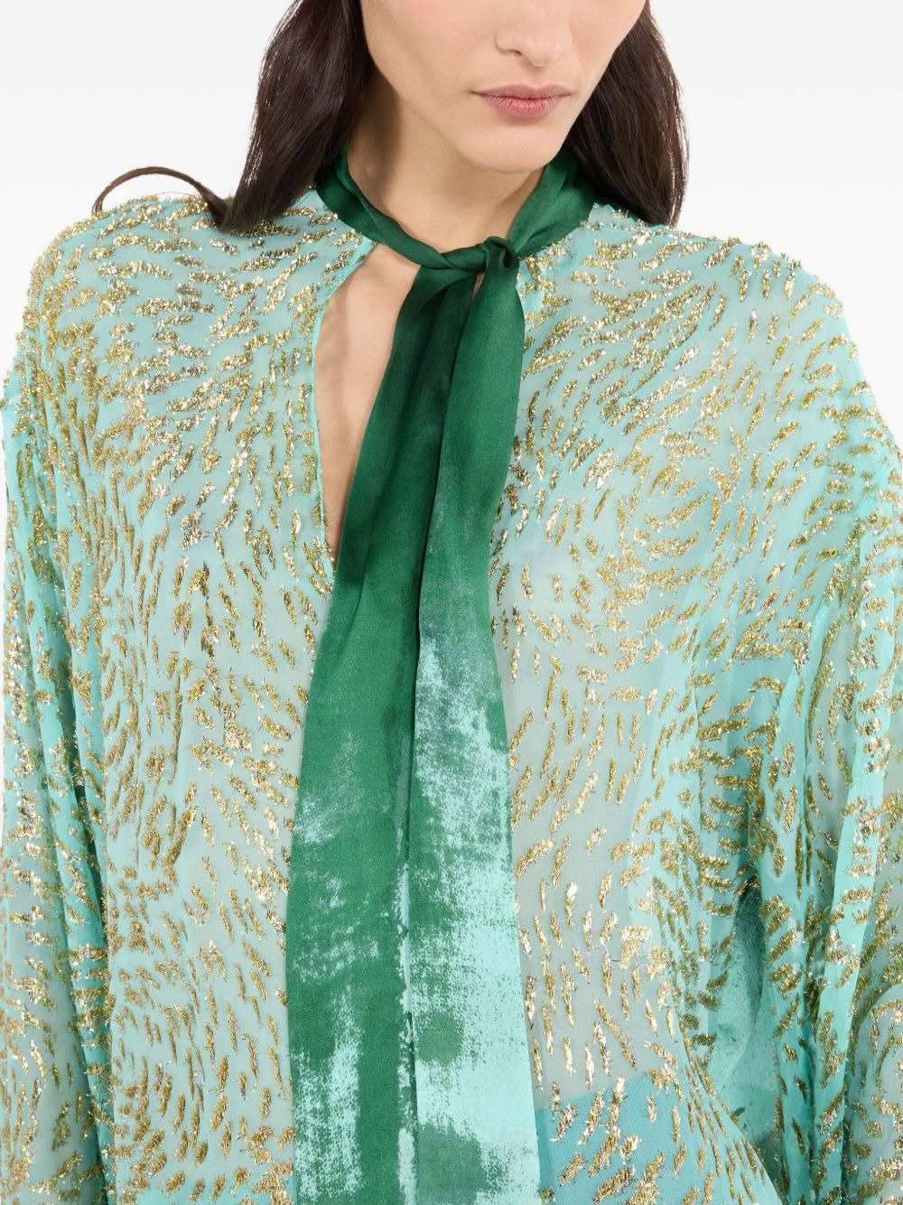 silk blouse - 6