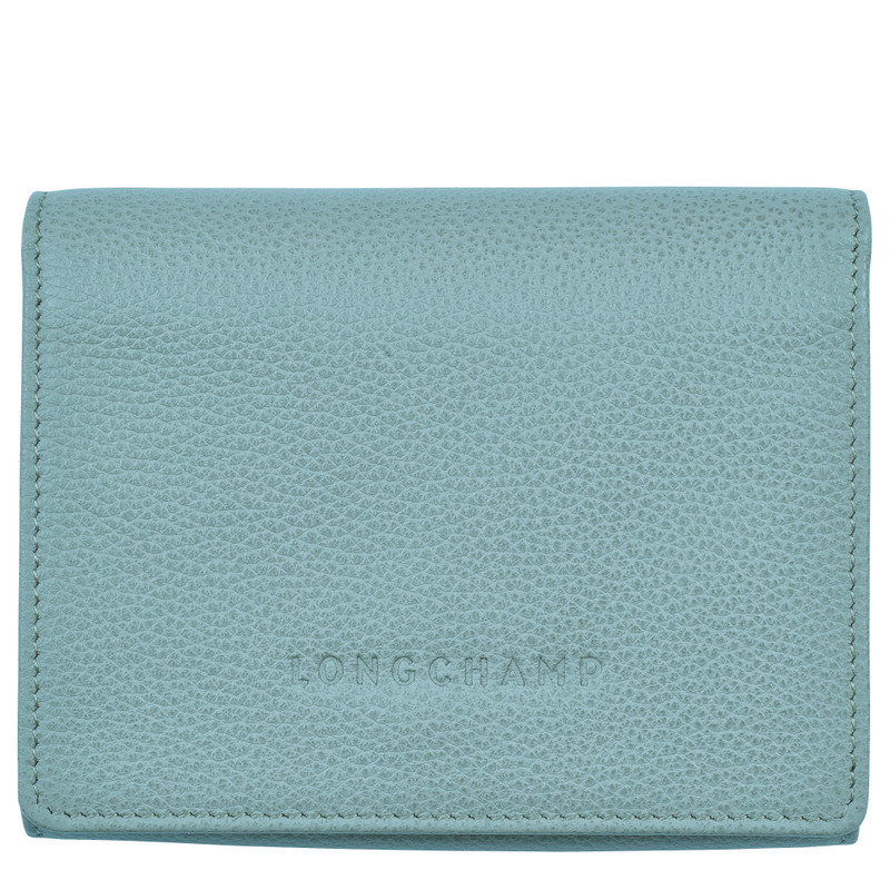 Le Foulonné Wallet Eucalyptus - Leather 1