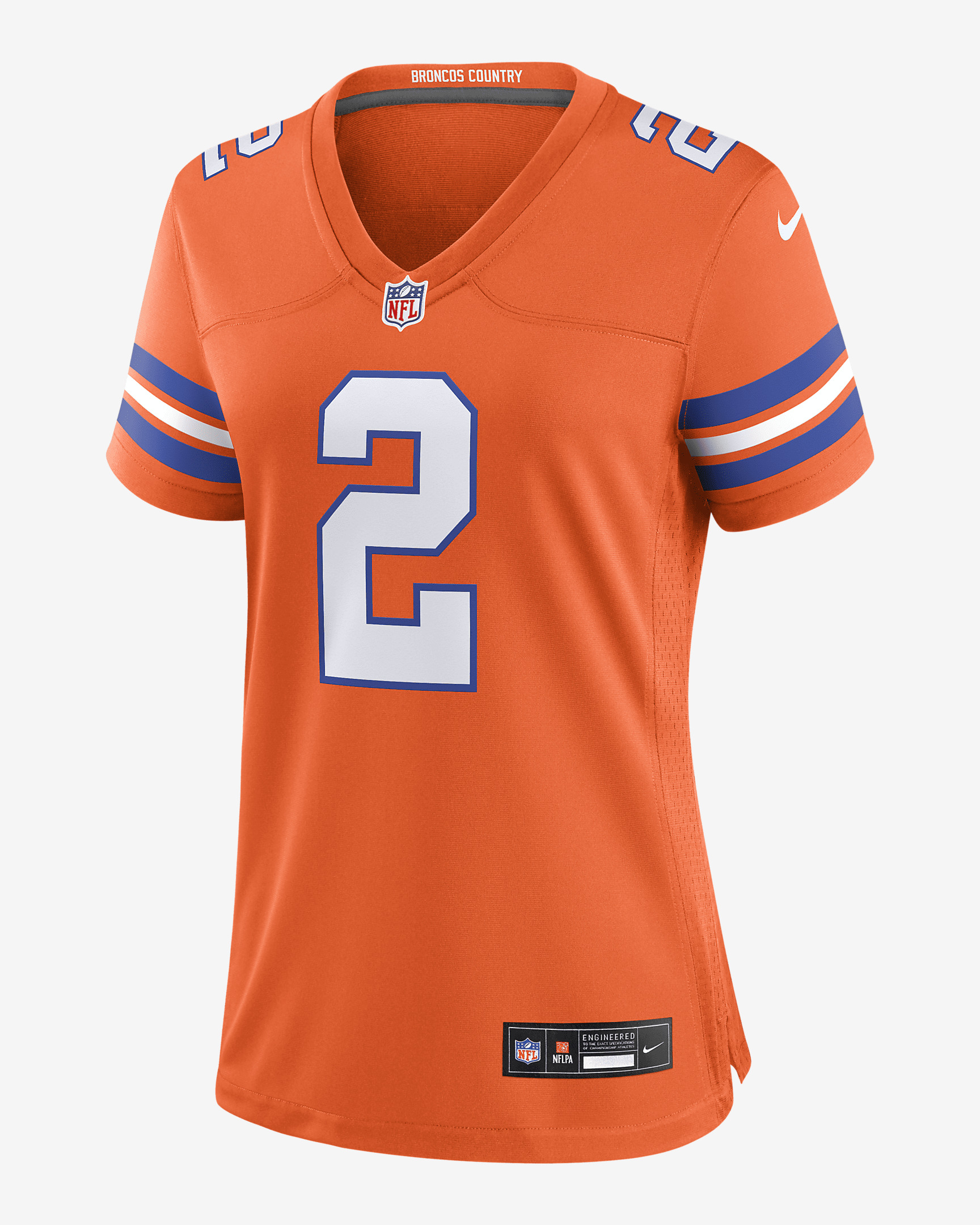 Patrick Surtain II Denver Broncos Women's Nike NFL Game Football Jersey - 1