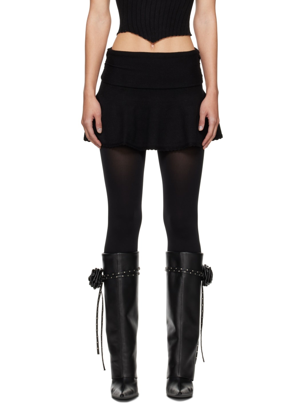 Black Heart Miniskirt - 1