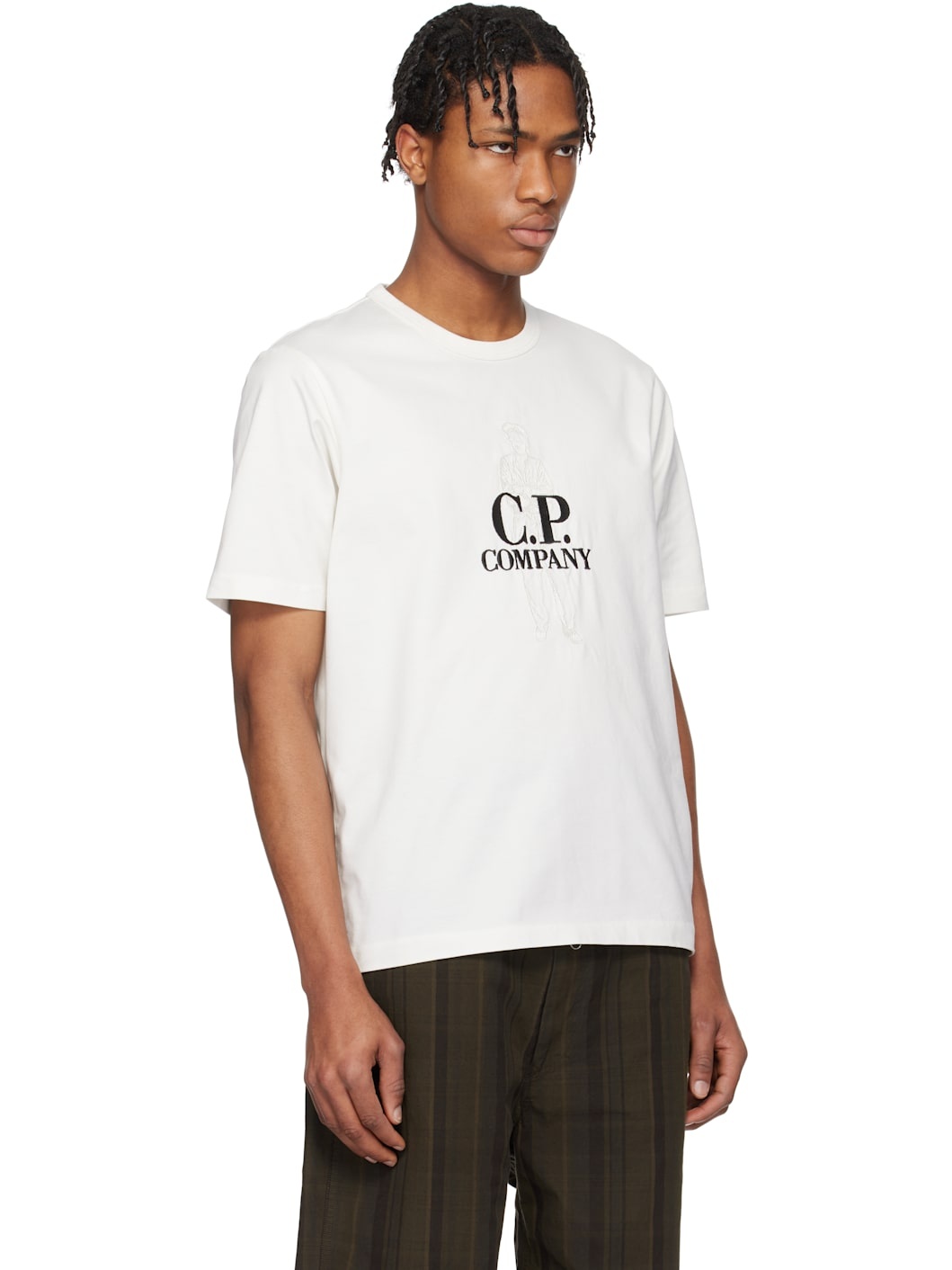 C. P. Company Off-White 30/2 Mercerized Jersey Twisted British Sailor T-shirt - 2