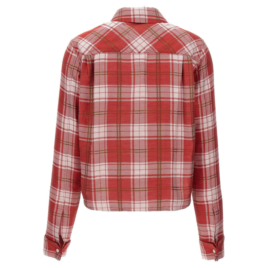 Loewe Check Pattern Long-Sleeved Shirt - 6
