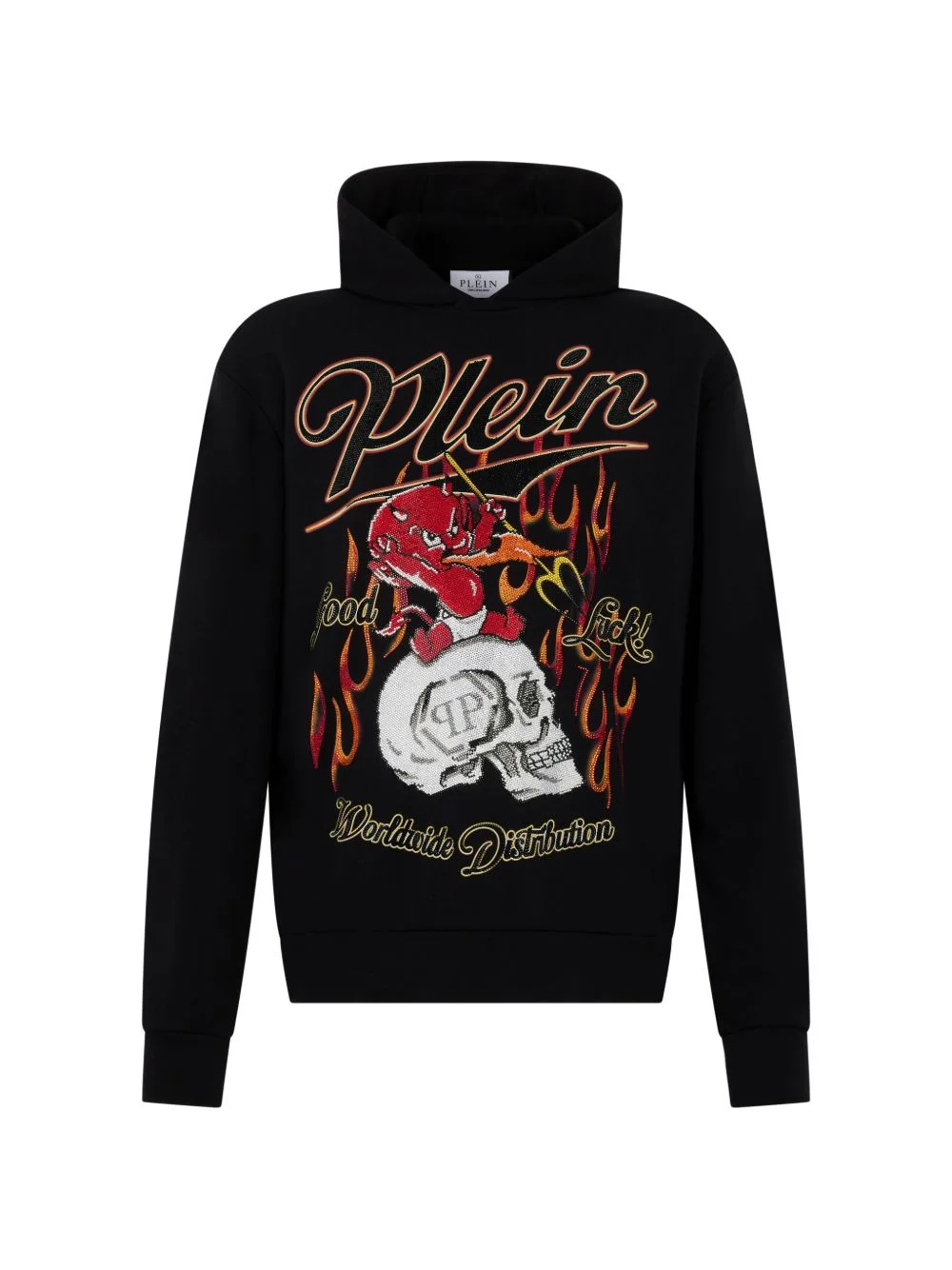 devil-graphic hoodie - 1