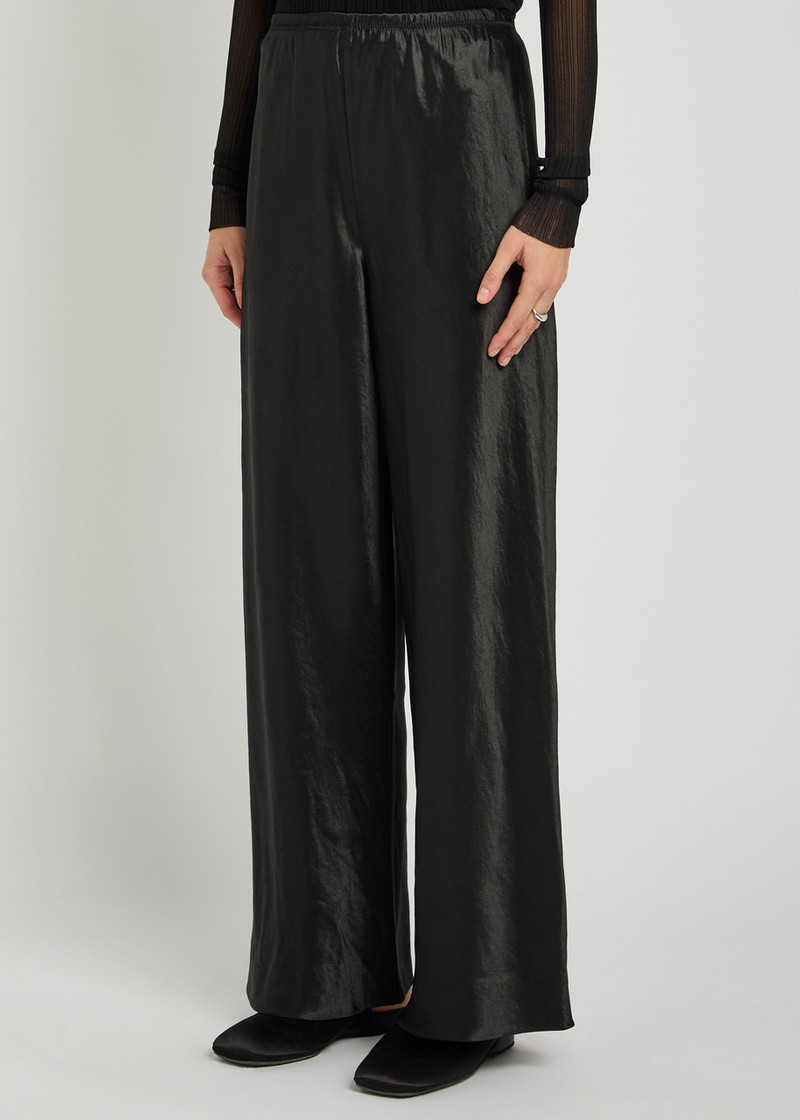 MARIA McMANUS Maria Mcmanus Straight-leg Satin Trousers outlook