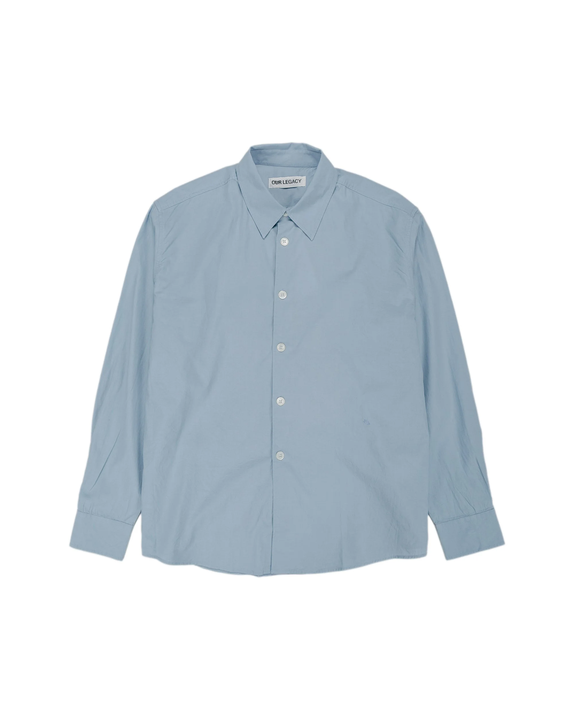 Beyond Shirt Powder Blue Liquid Poplin - 1