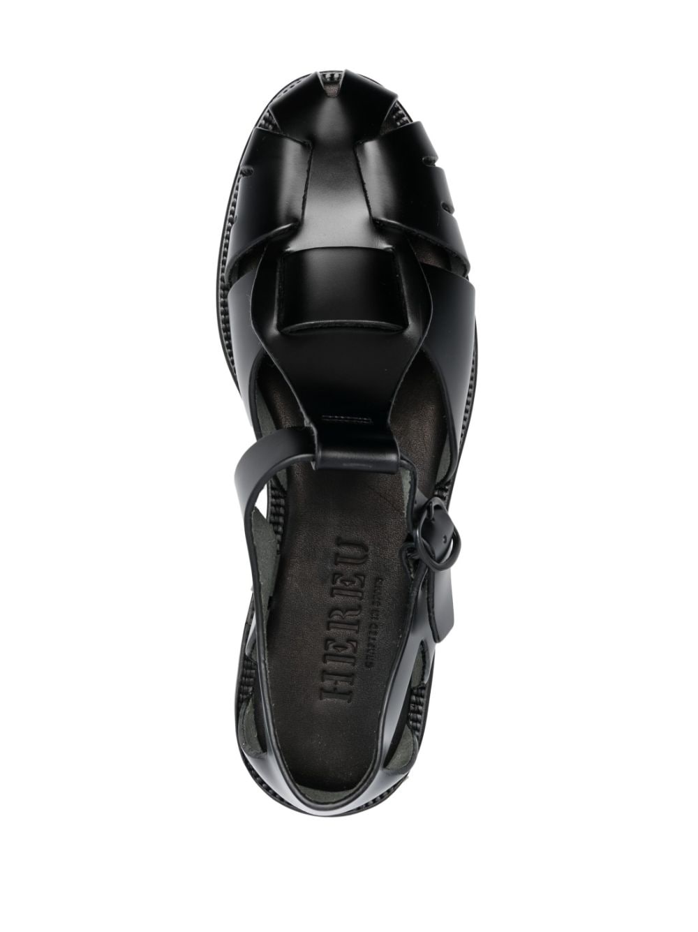 Pesca cut-out leather sandals - 4
