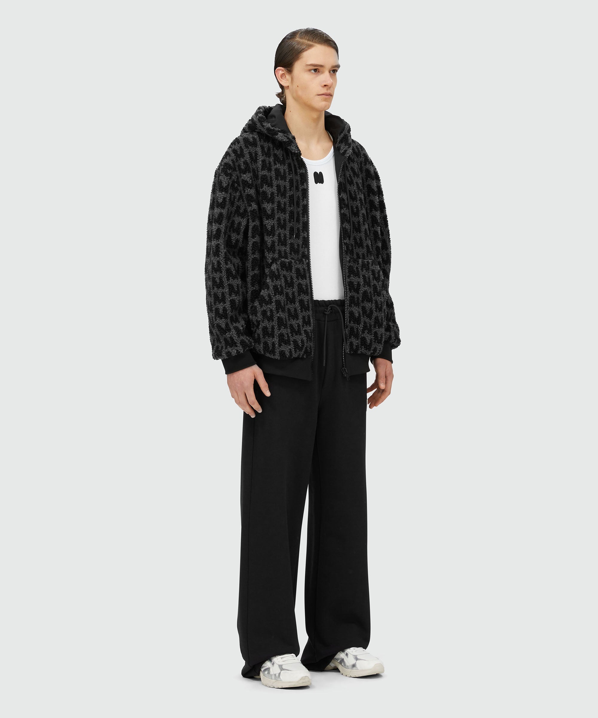 Jersey jogging pants with "TheMwave" patch - 4