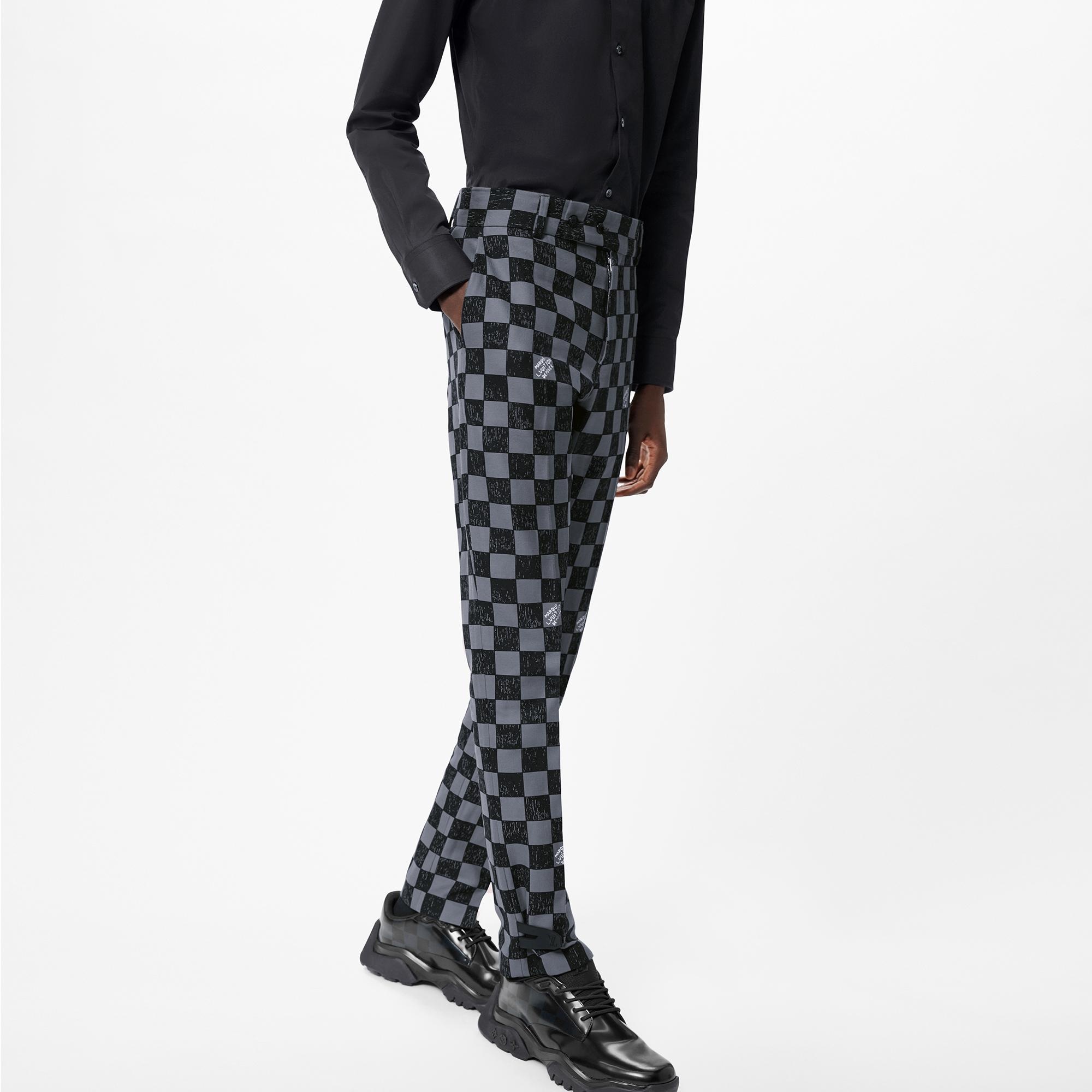 Damier Cigarette Pants - 3