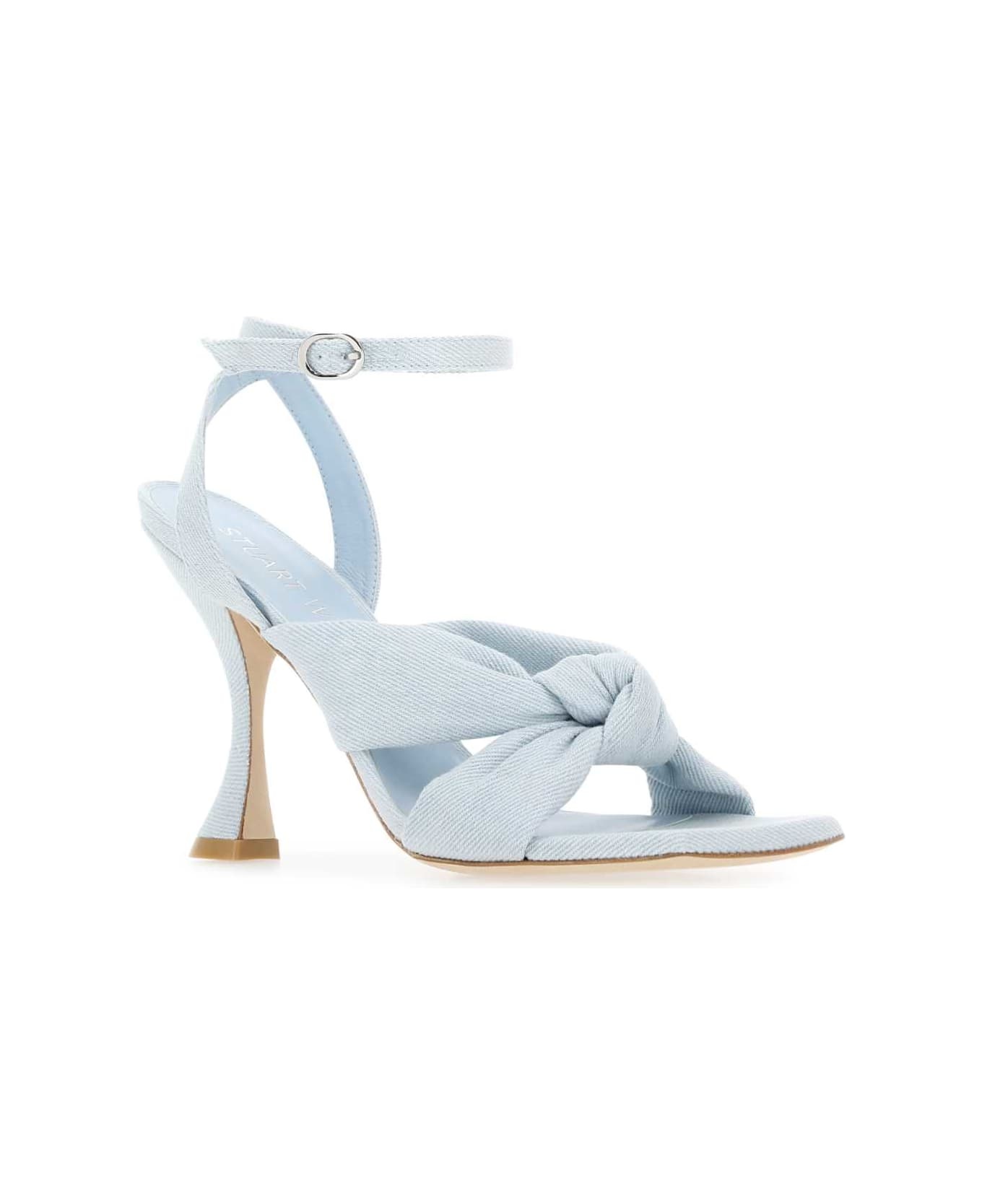 Light-blue Denim Playa Sandals - 2