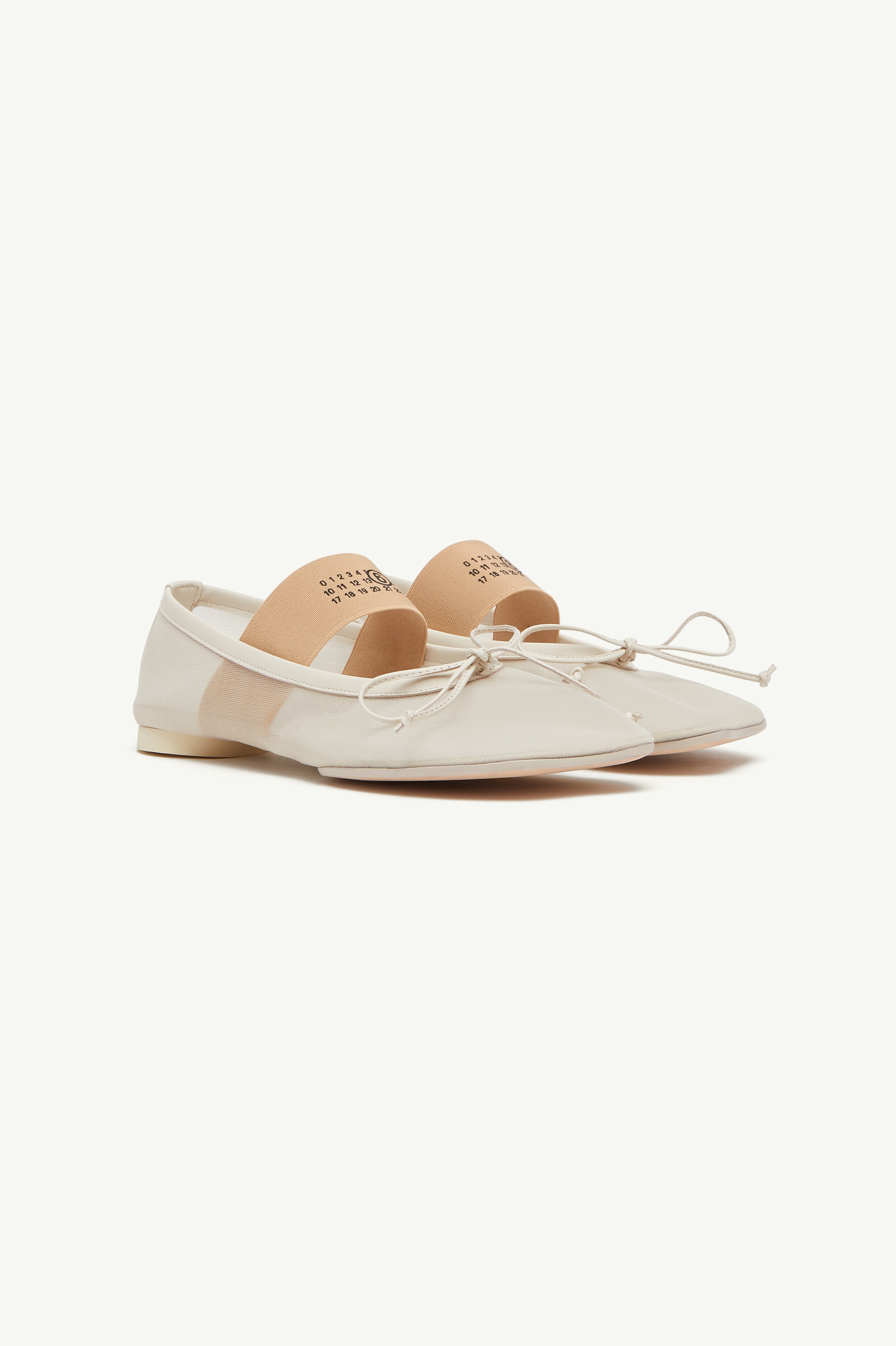 MM6 Maison Margiela Anatomic Numeric Ballerinas | REVERSIBLE