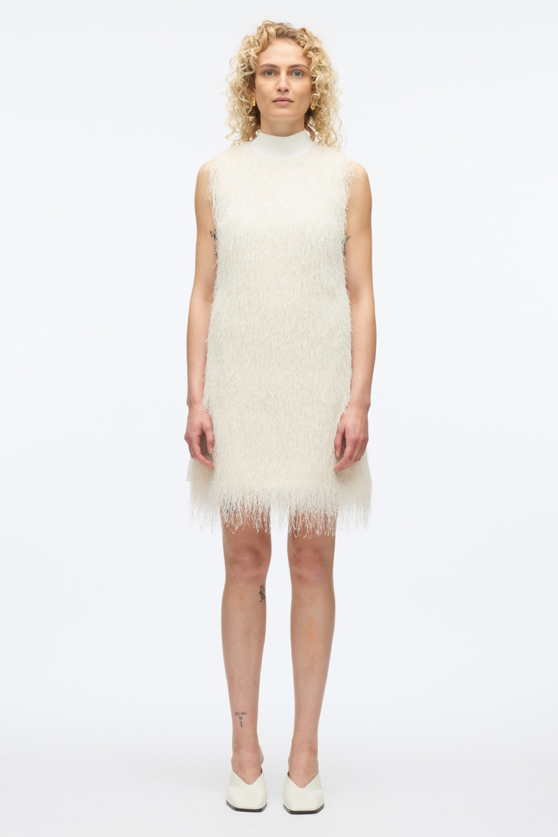 3.1 Phillip Lim Fringe Mock Neck Shift Dress outlook