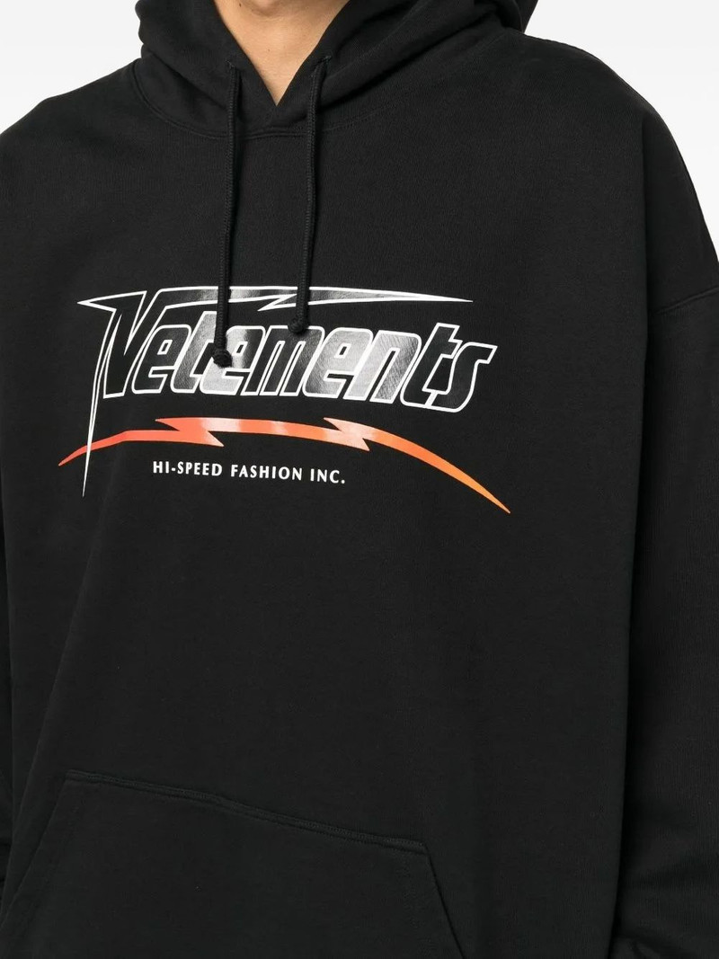 logo-print hoodie 5