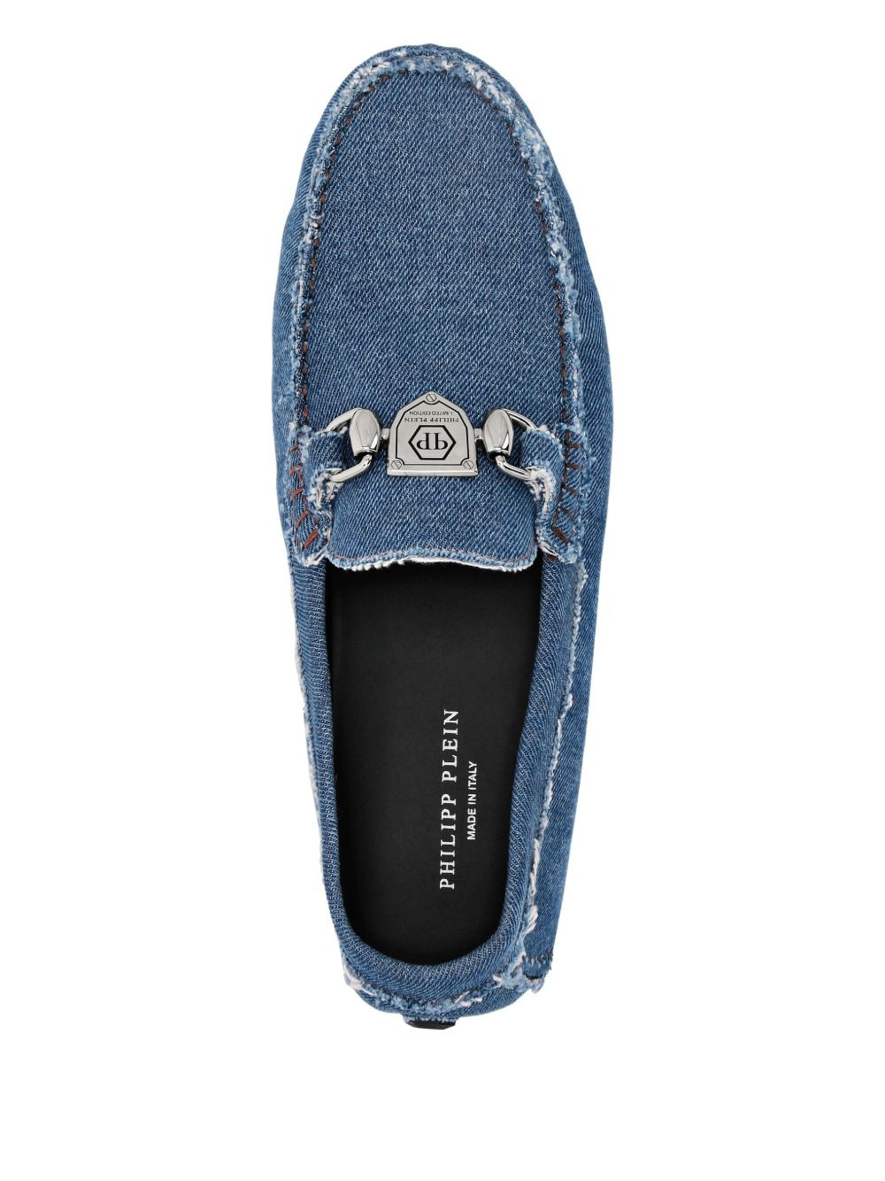 denim loafers - 3