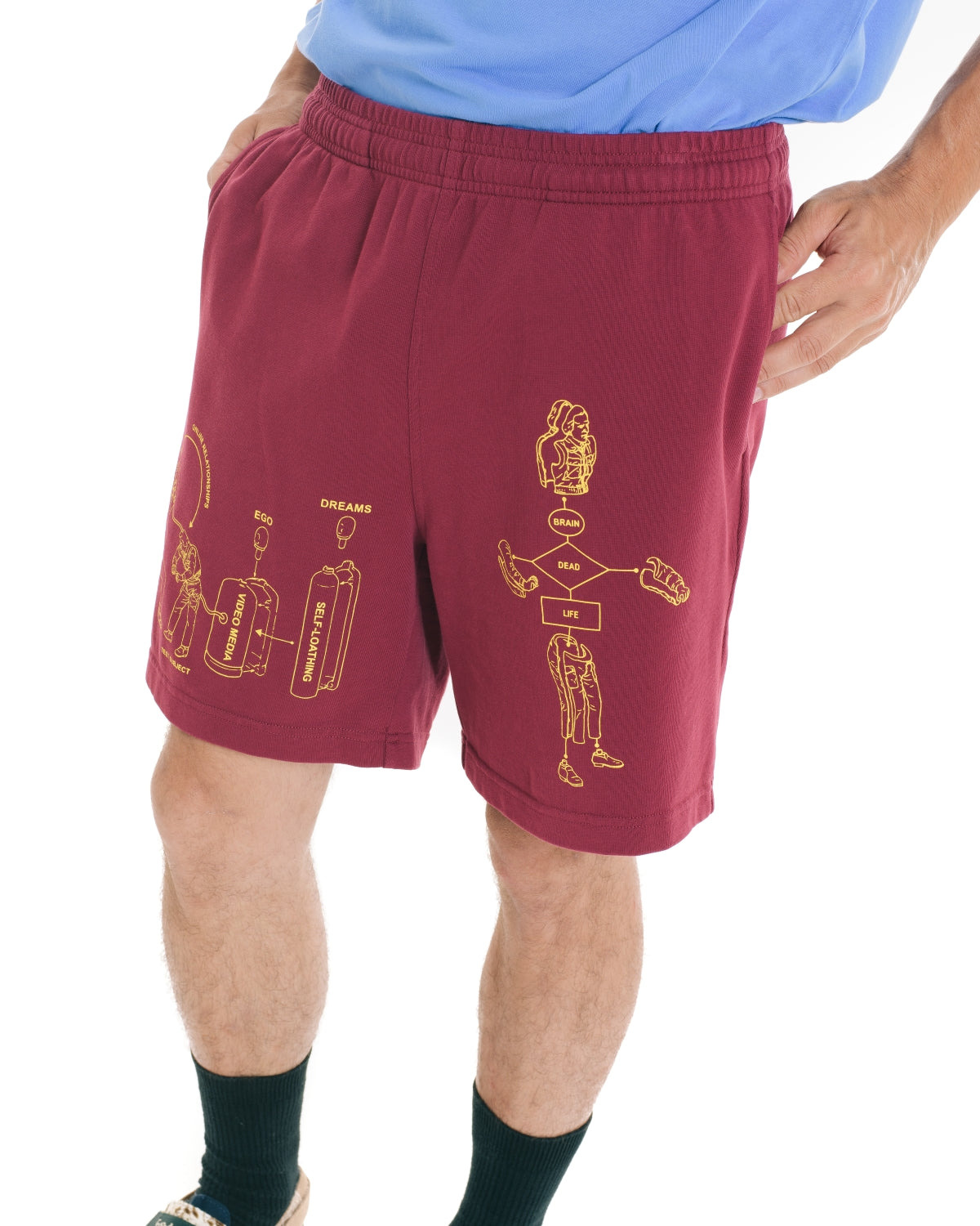 Tutorials Heavyweight Jersey Short - Burgundy - 4