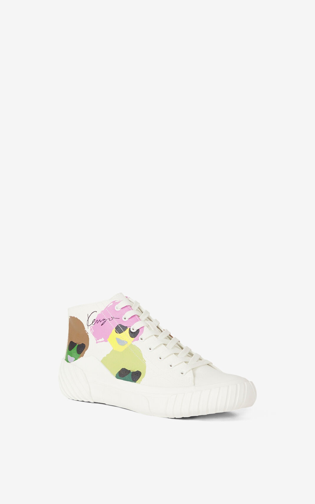 'KENZO Tribute' canvas high-top trainers - 2