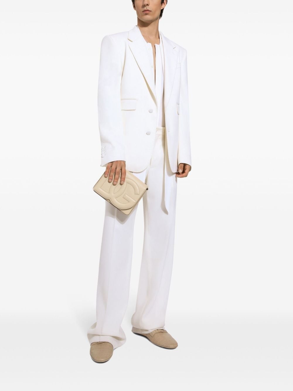 straight-leg tailored trousers - 2