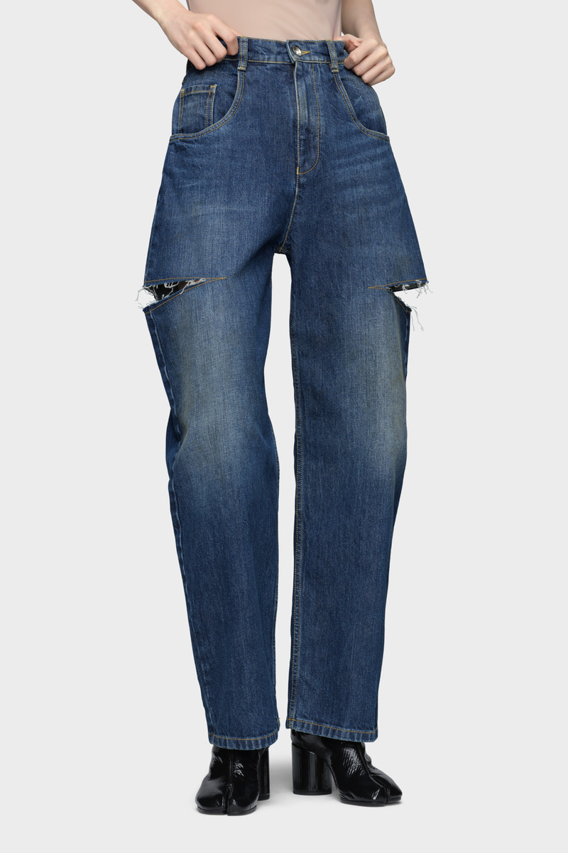Maison Margiela Cut-out jeans outlook