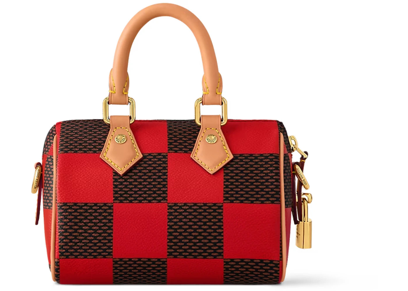 Louis Vuitton Nano Speedy Bandoulière Damier Pop Red - 2