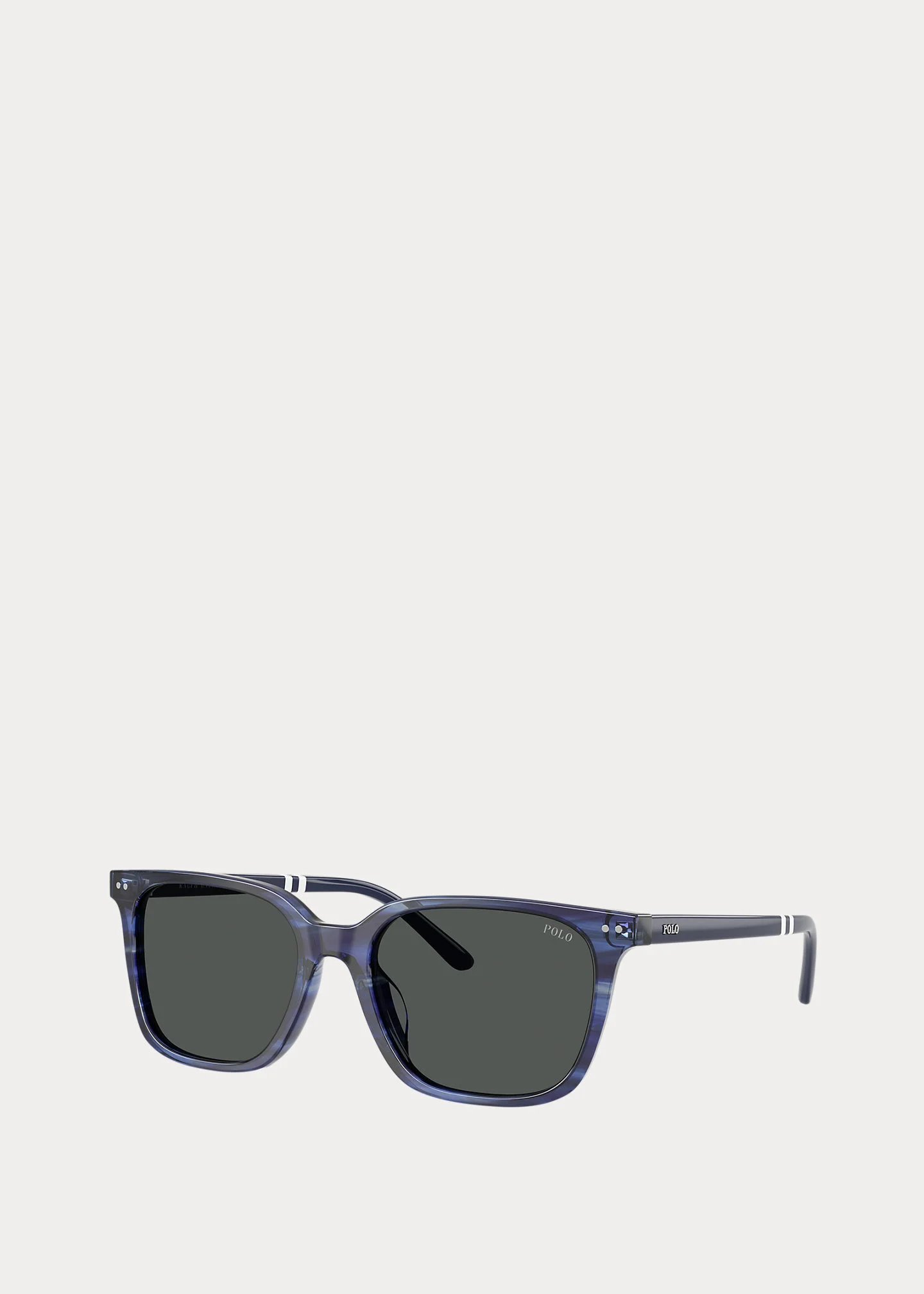 Rugby-Stripe Square Sunglasses - 1