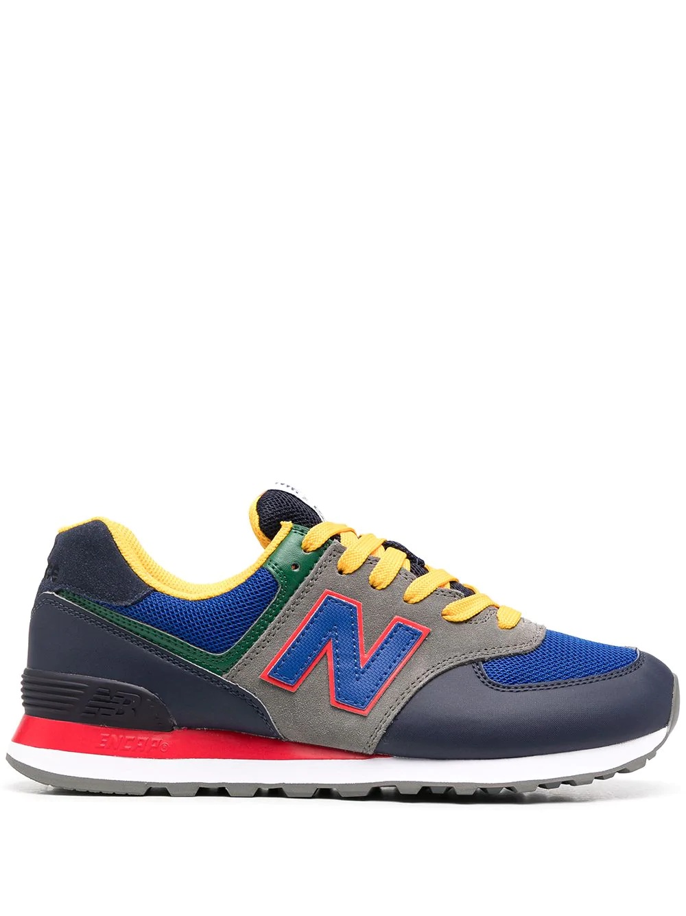 multicolour low-top trainers - 1