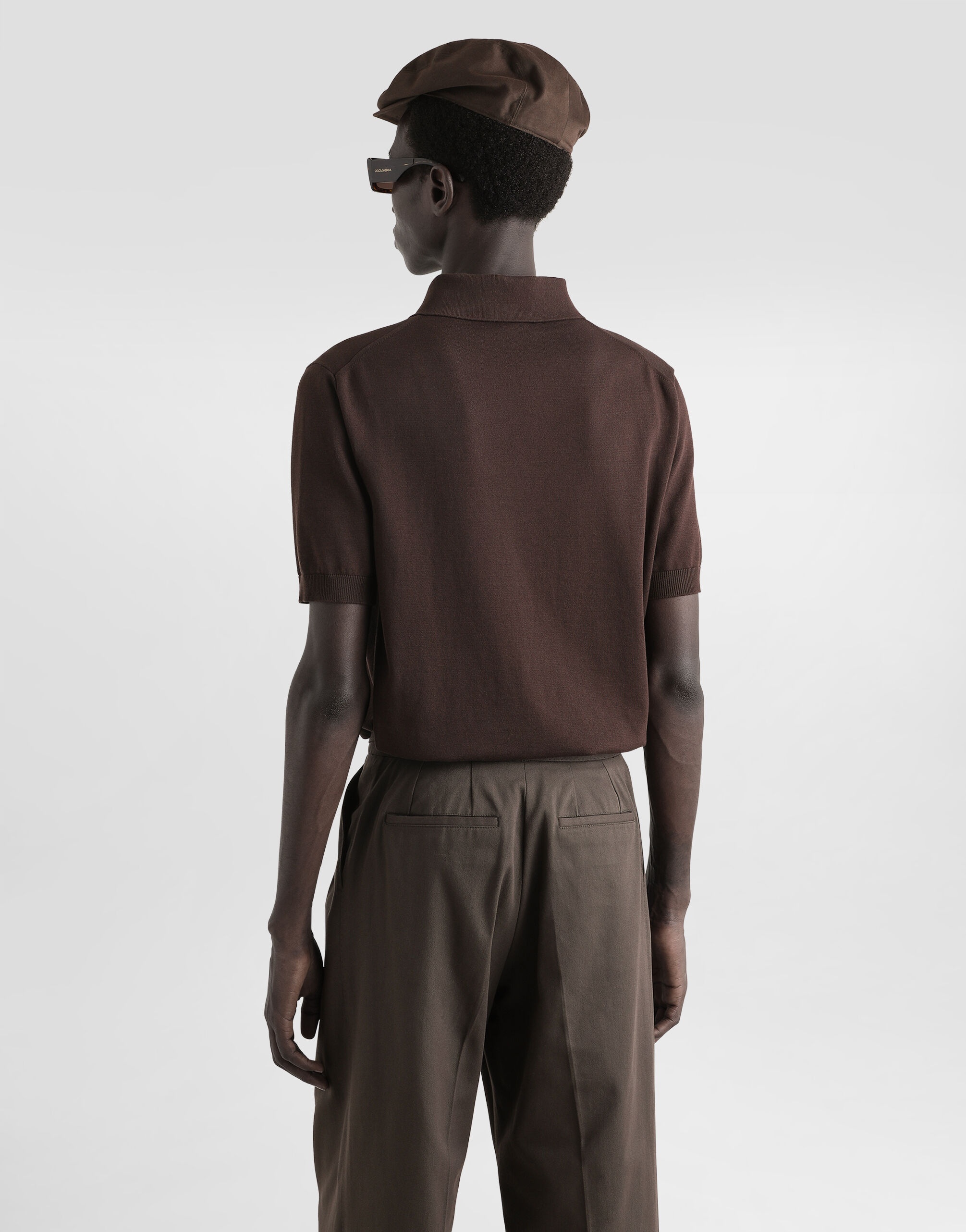 Short-sleeved cotton polo-shirt - 5