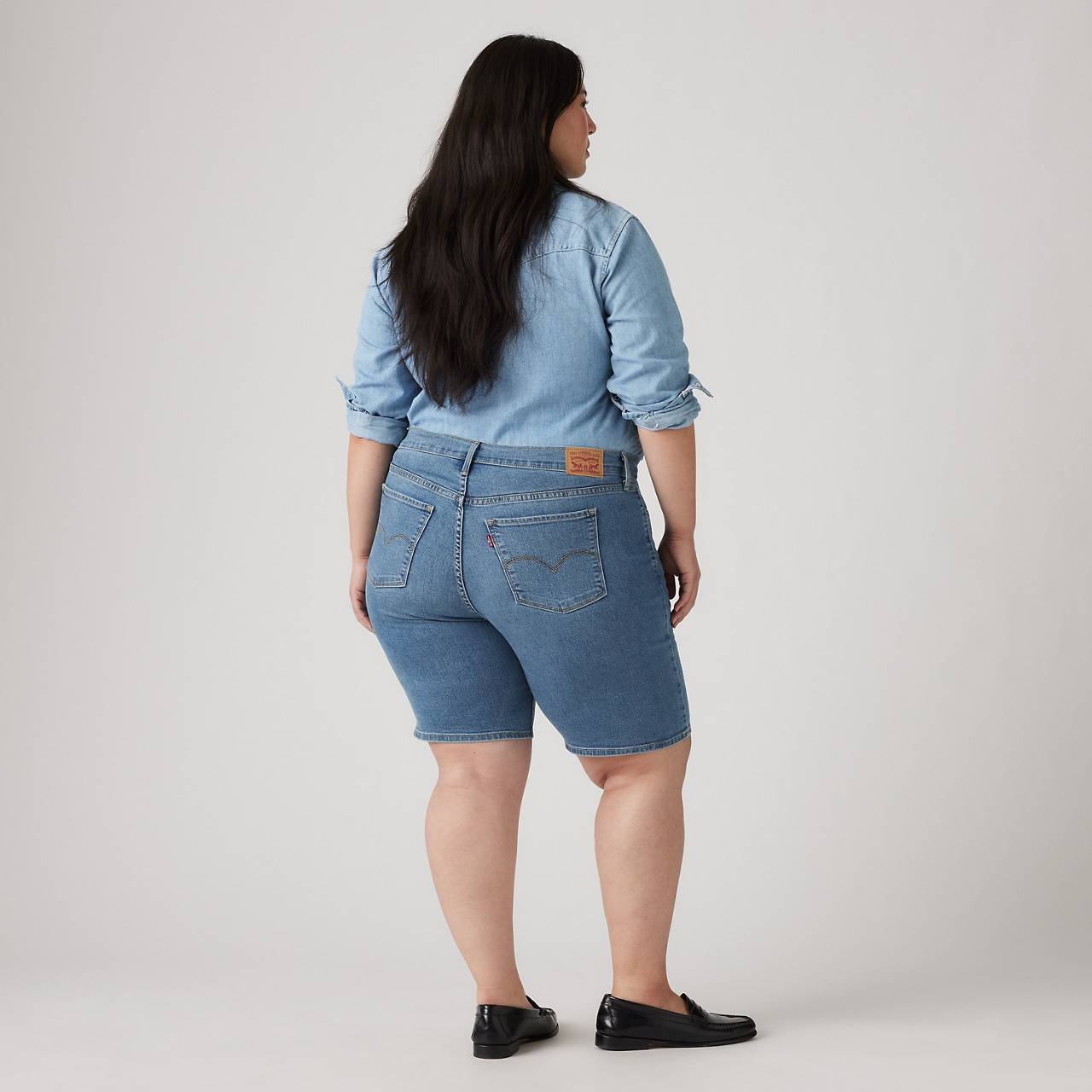 SHAPING BERMUDA WOMEN'S SHORTS (PLUS SIZE) - 4