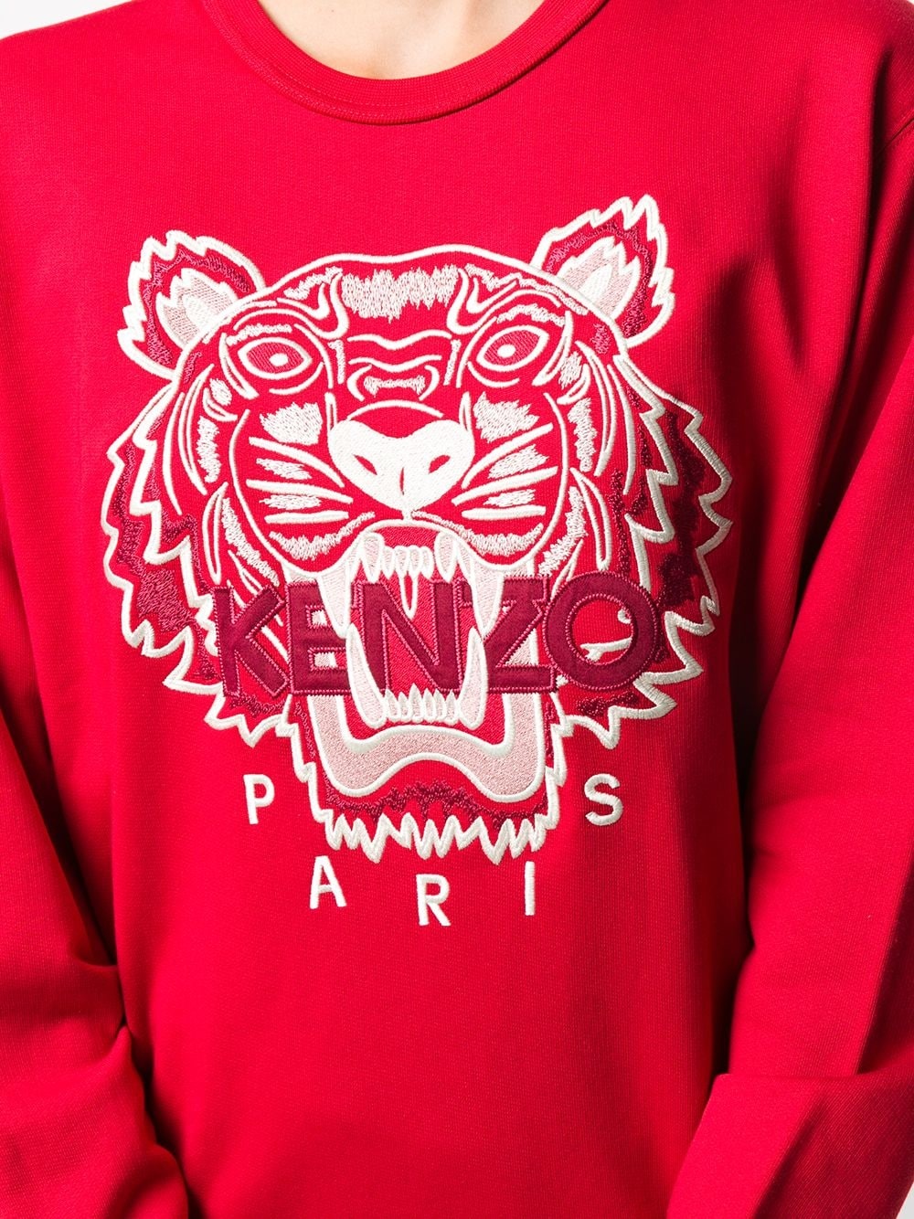 Tiger embroidered sweatshirt - 5