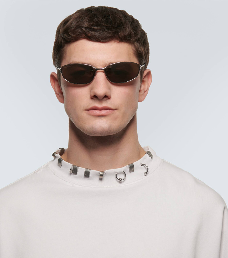 BALENCIAGA Mercury oval sunglasses outlook