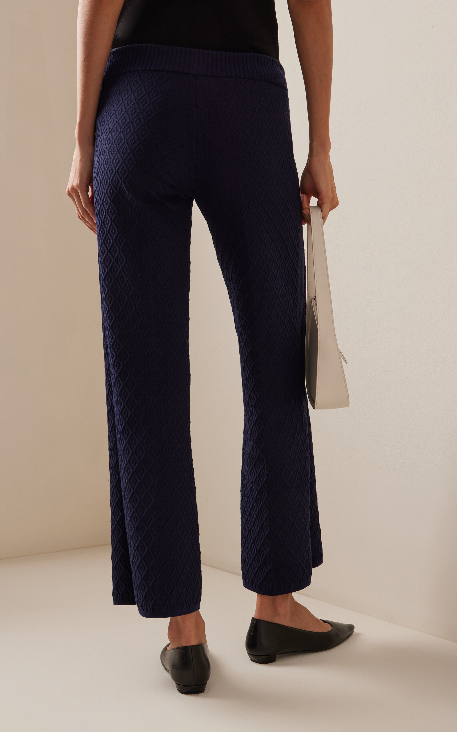Exclusive Harry Knit Wide-Leg Pants blue - 4