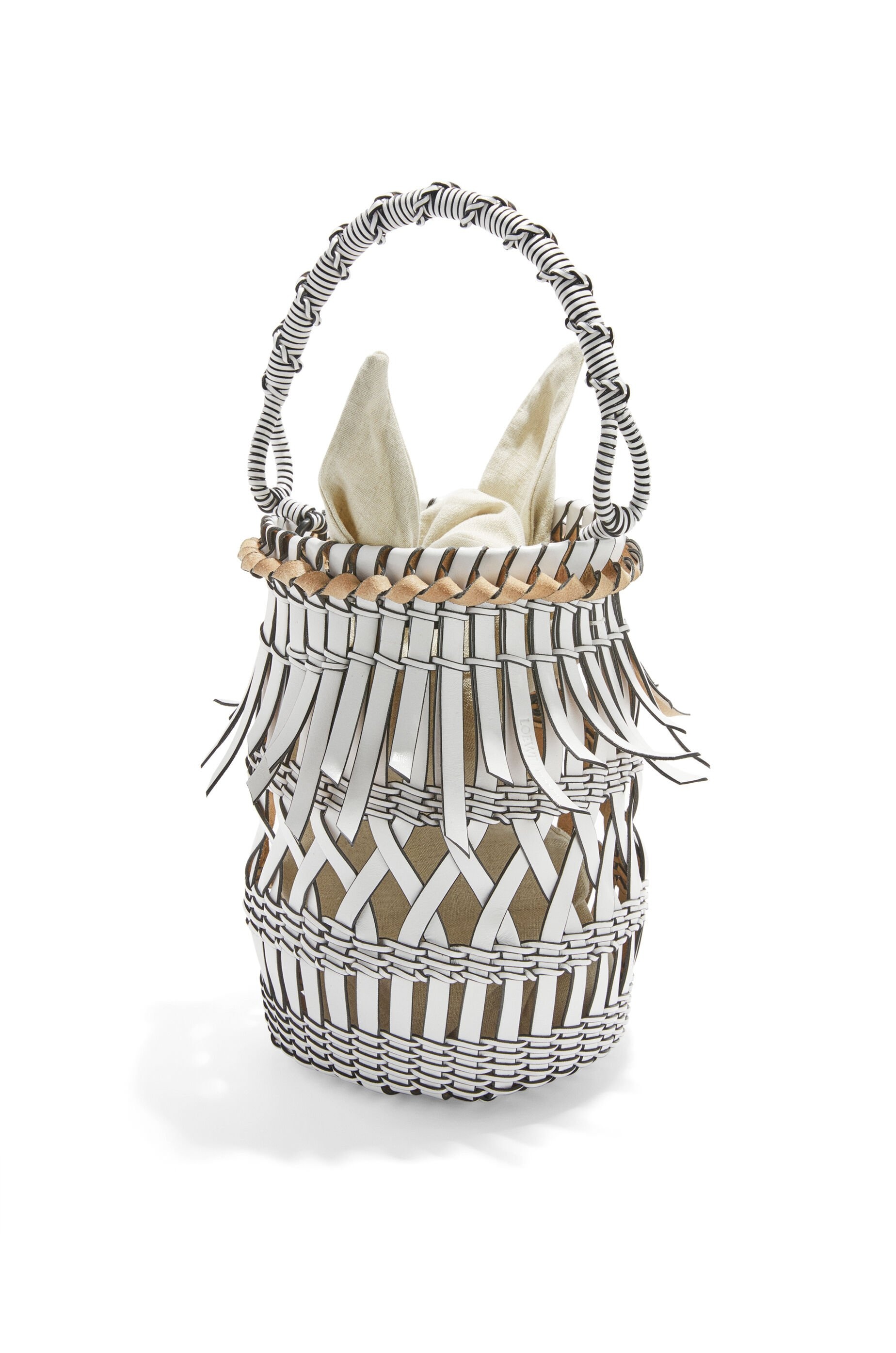 Fringes Bucket bag in calfskin - 5