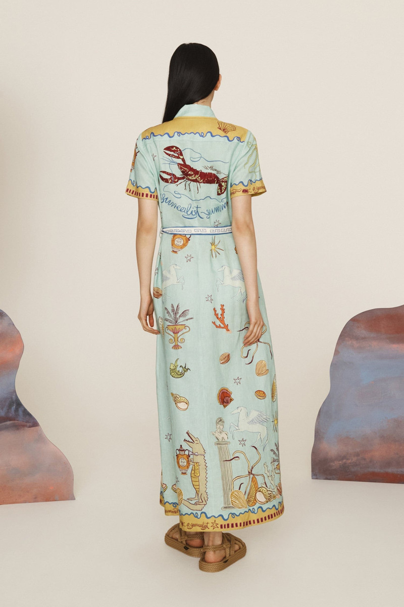 Surrealist Summer Shirtdress 5