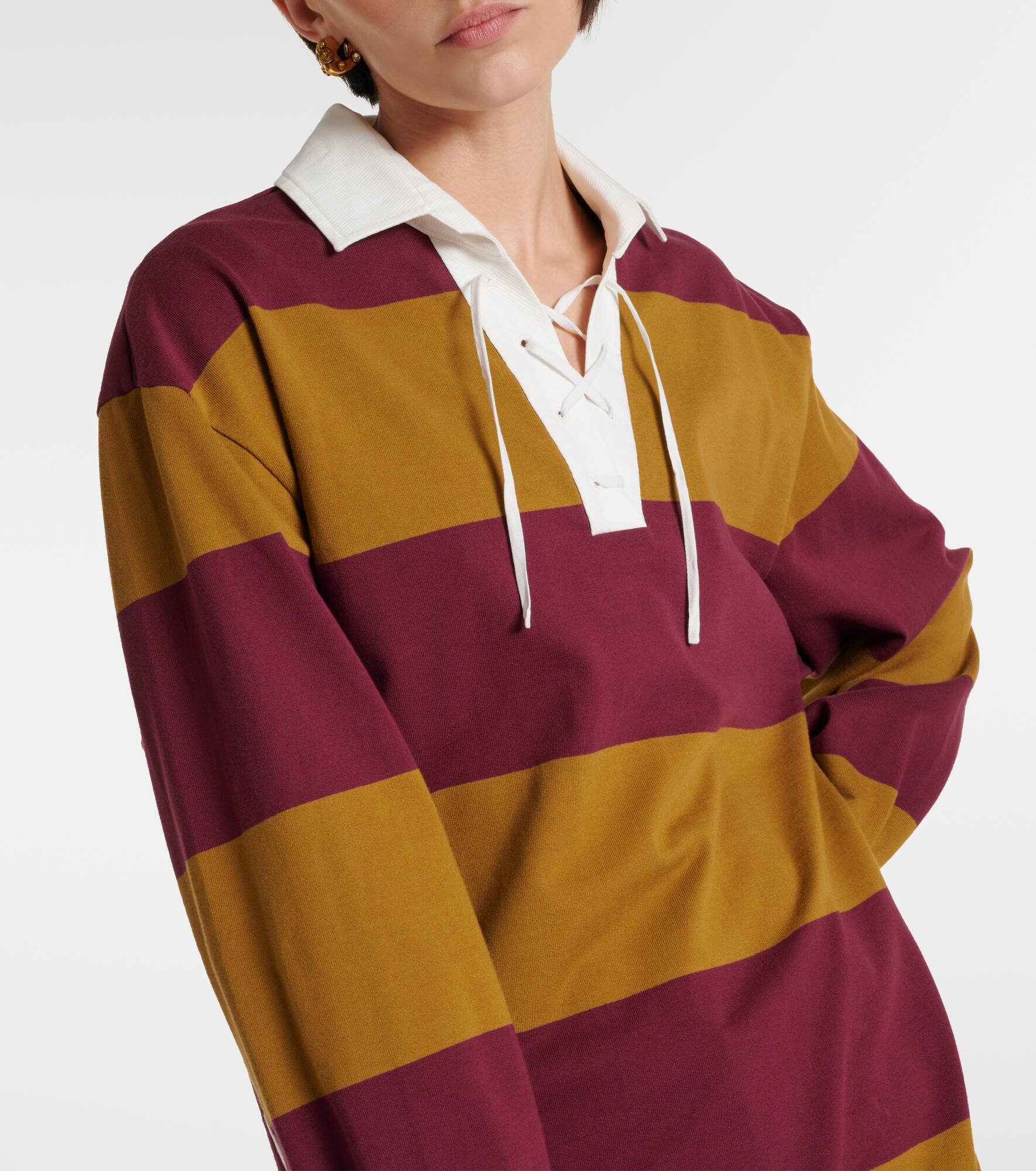 Colorblocked cotton-blend sweatshirt - 4