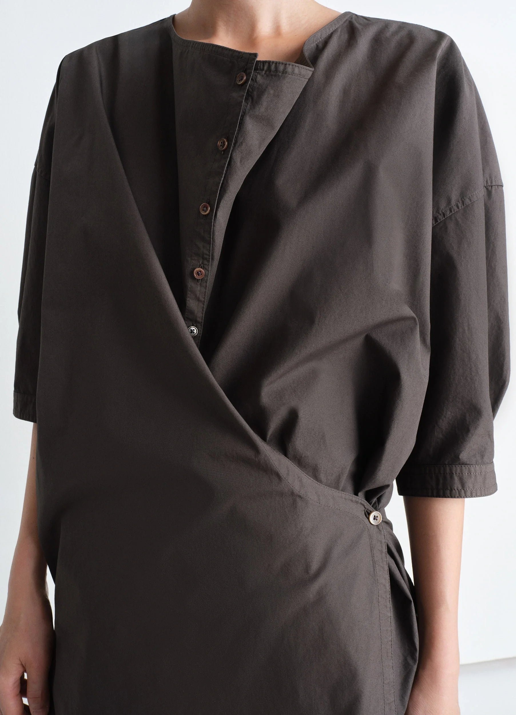 SHORT SLEEVE TWISTED SHIRT - 4