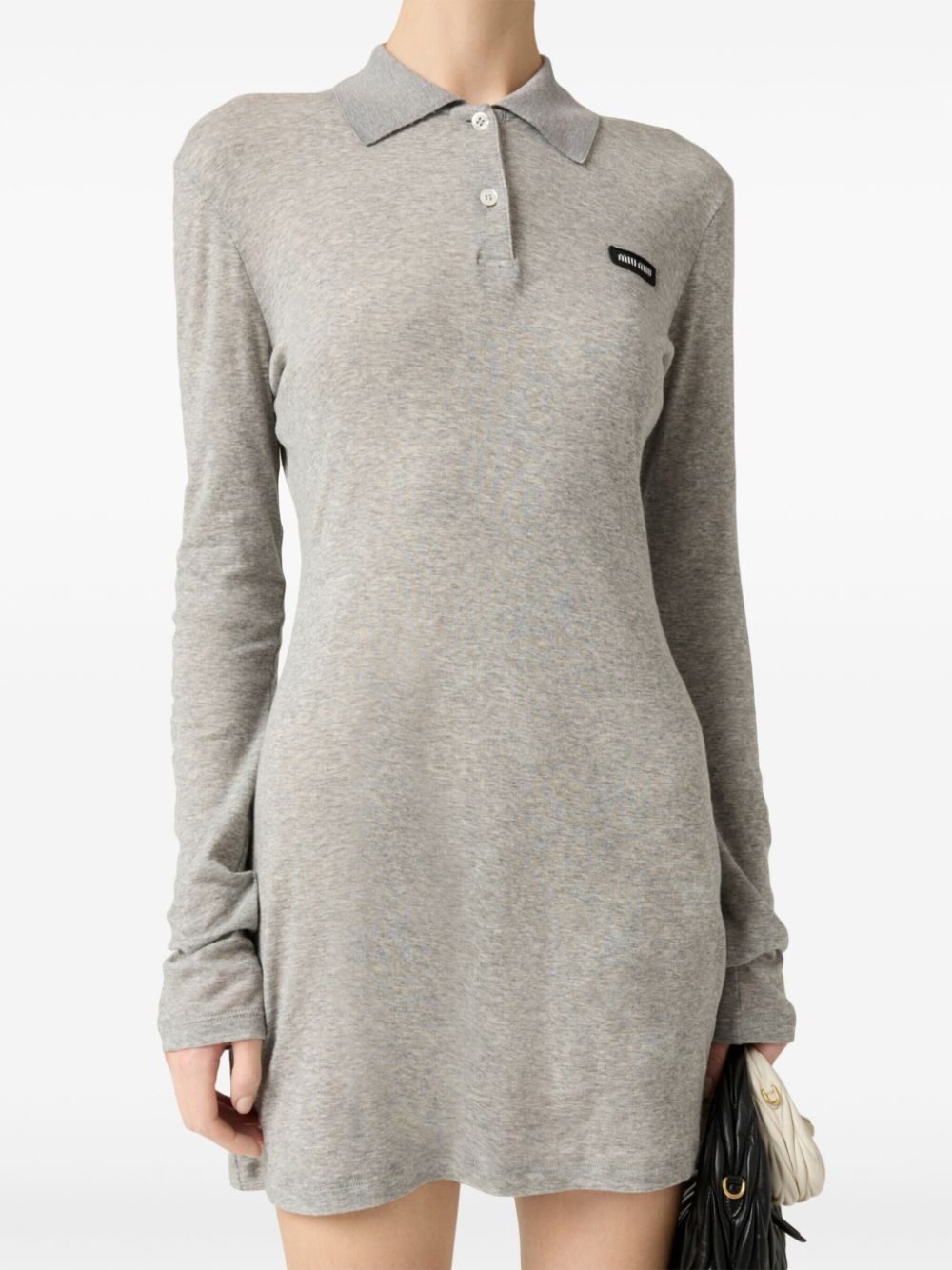 ribbed-knit mini dress - 5