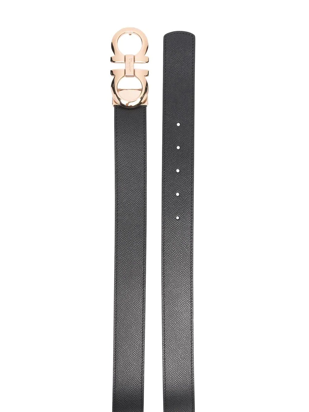 Gancini-buckle detail belt - 2