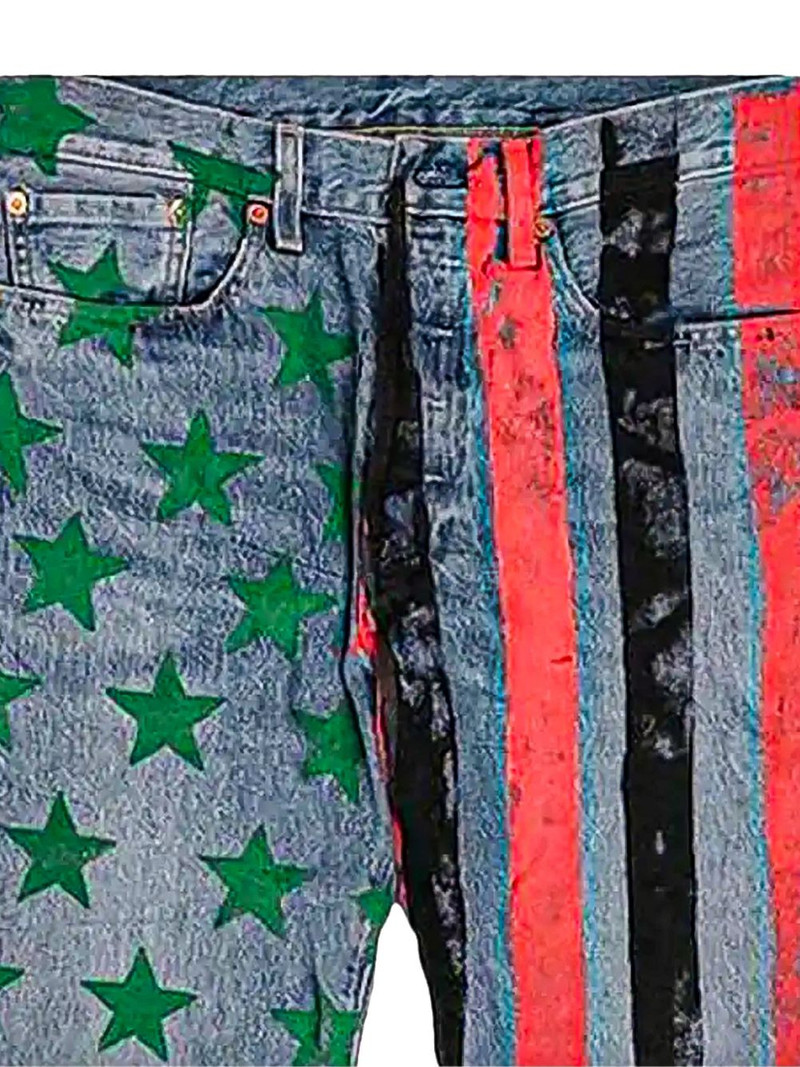 DENIM TEARS Cactus Plant Flea Market 4th of July striped jeans outlook