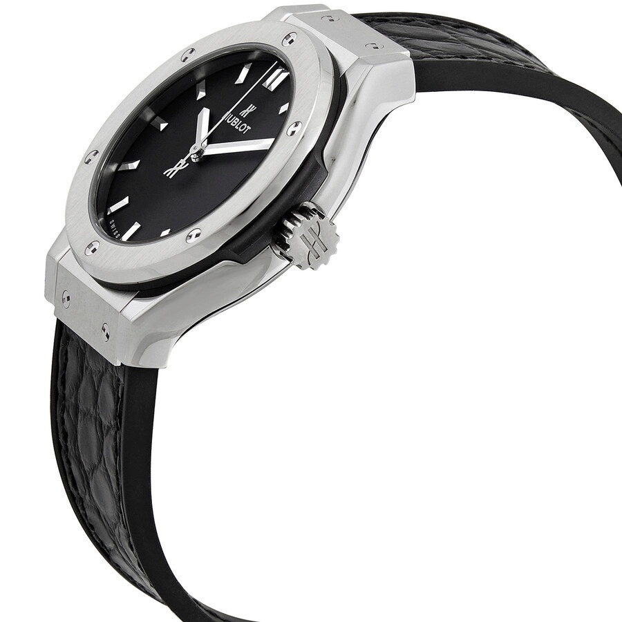 Hublot Classic Fusion Quartz Black Dial Ladies Watch 581NX1171LR - 2