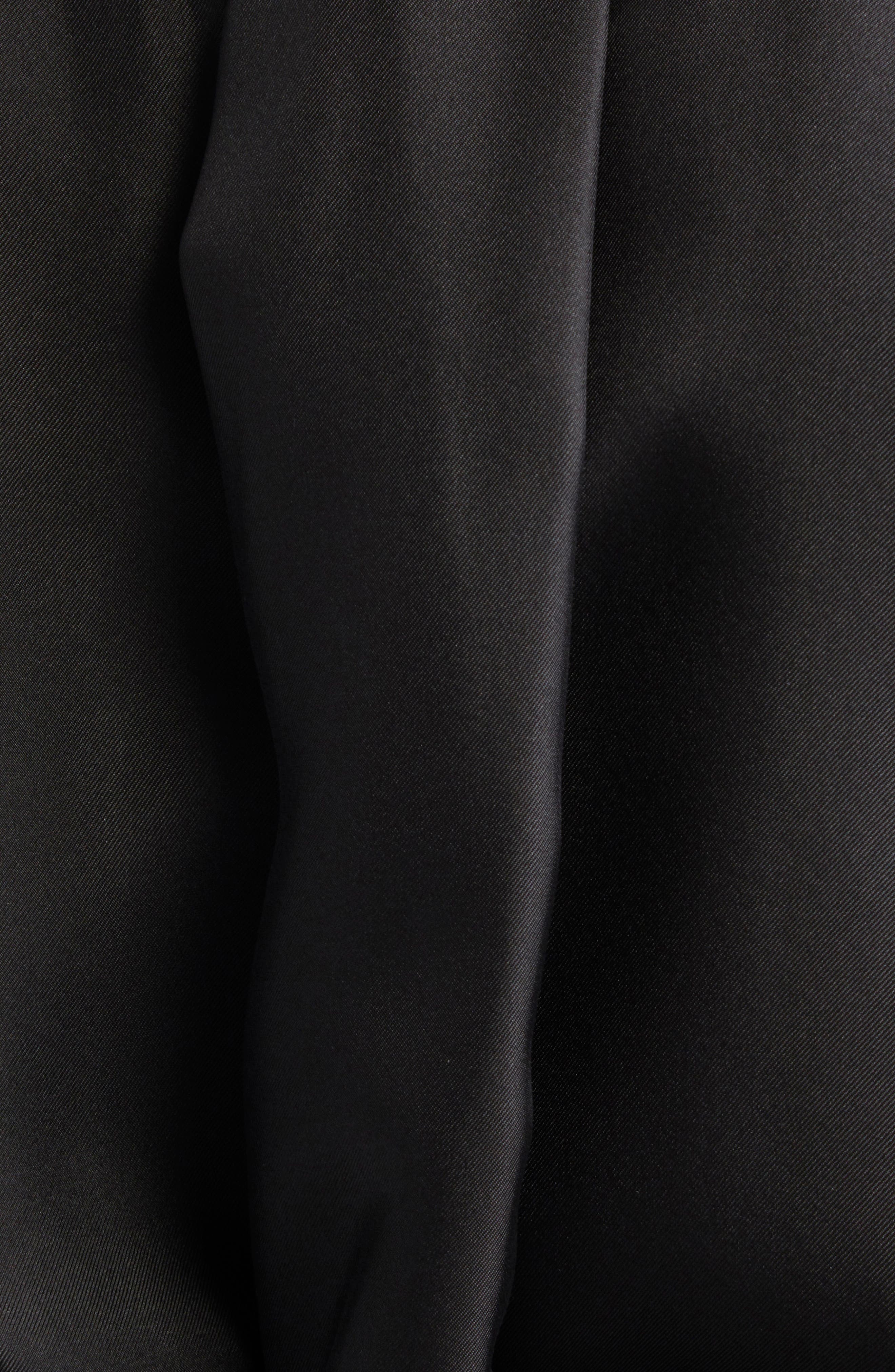 Zimmermann Relaxed Tie Silk Button-Up Shirt in Black at Nordstrom - 7