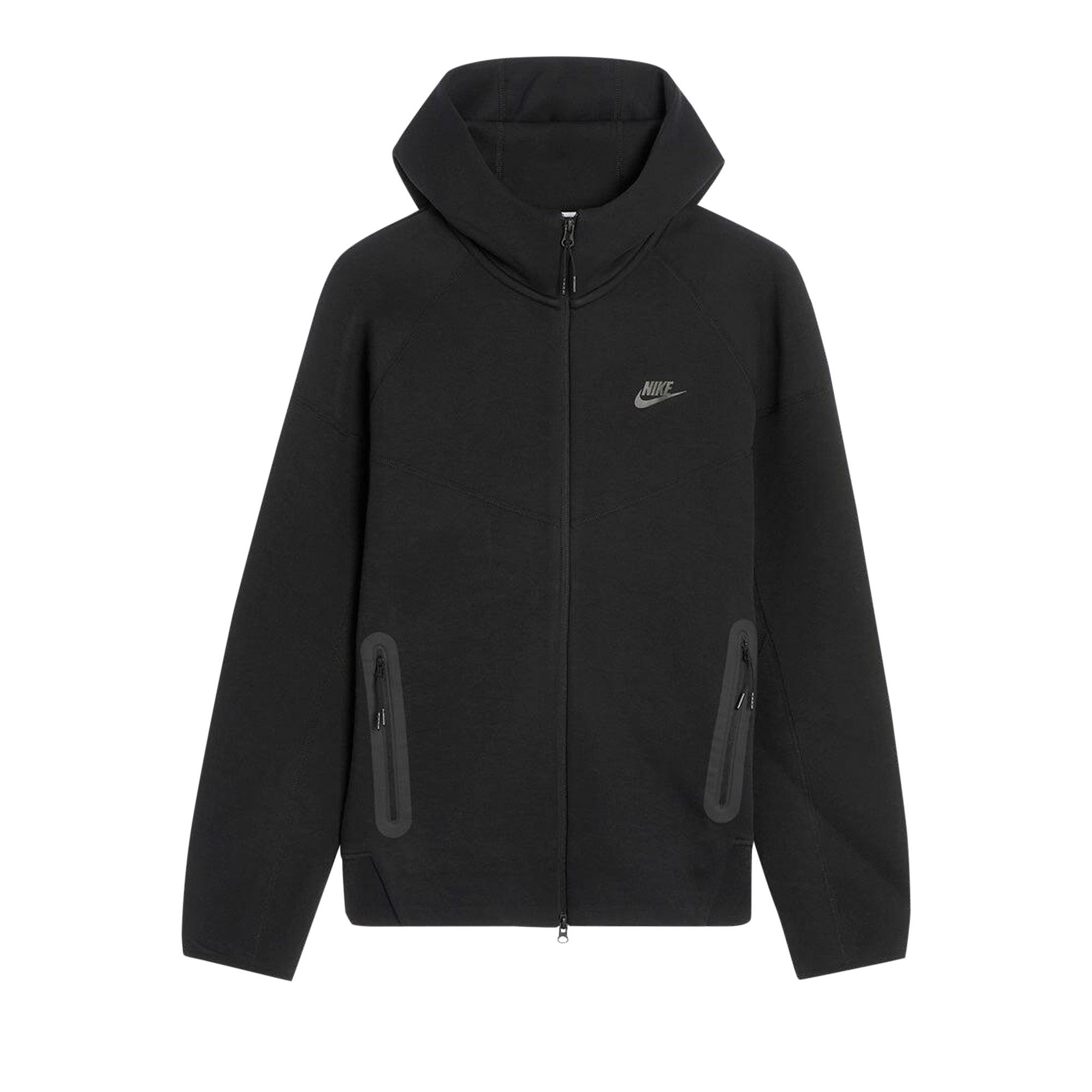 Nike Sportswear Tech Fleece Windrunner Full Zip Hoodie 'Black/Black' - 1