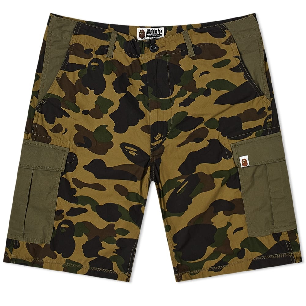 A Bathing Ape 1st Camo Wide 6 Pocket Short - 1