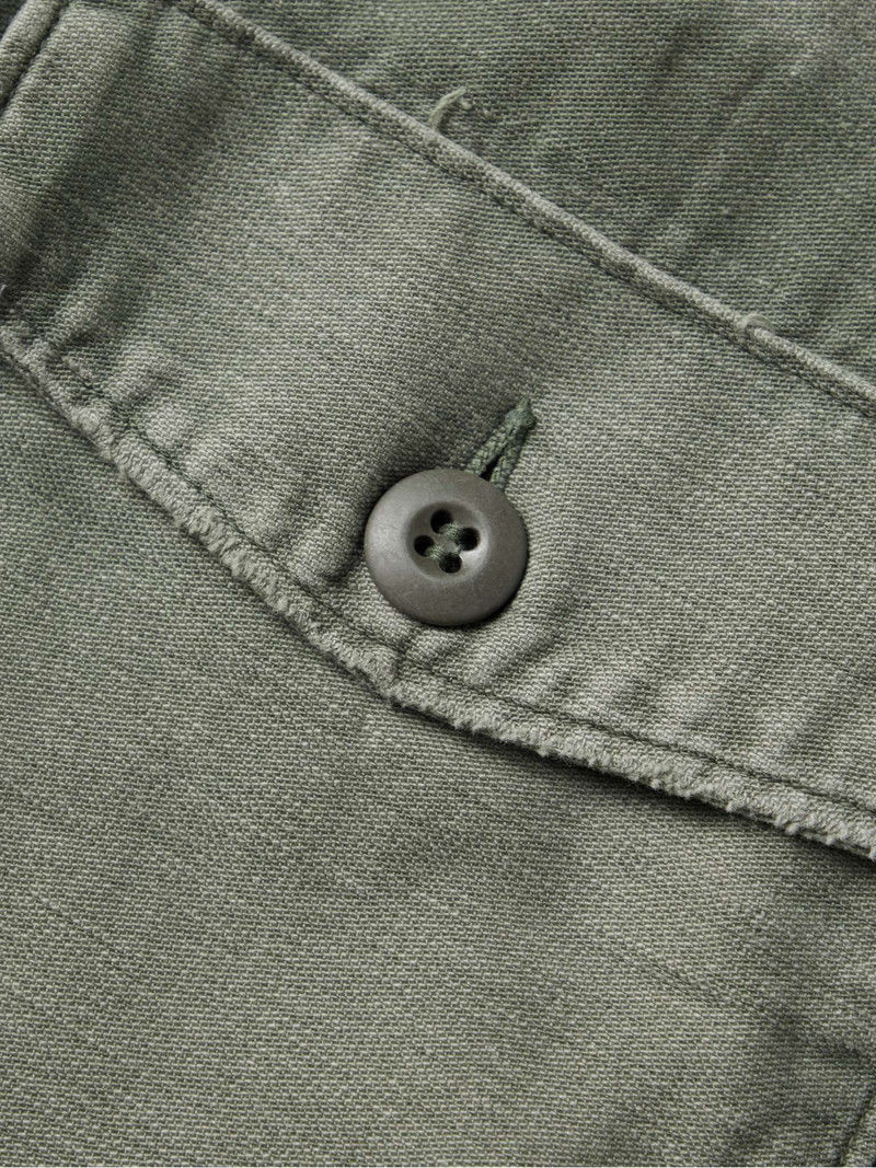 Baker Layered Denim-Trimmed Cotton Shirt Jacket 3